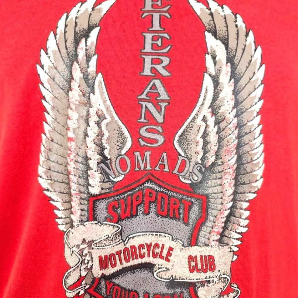 Vintage VINTAGE POW MIA T Shirt Mens Size Small Red 80s Veterans Motorcycle Club USA Shirt Mens S Red 80s 90s Biker Motorcycle Nomads Made In USA Size US S / EU 44-46 / 1 - 3 Thumbnail