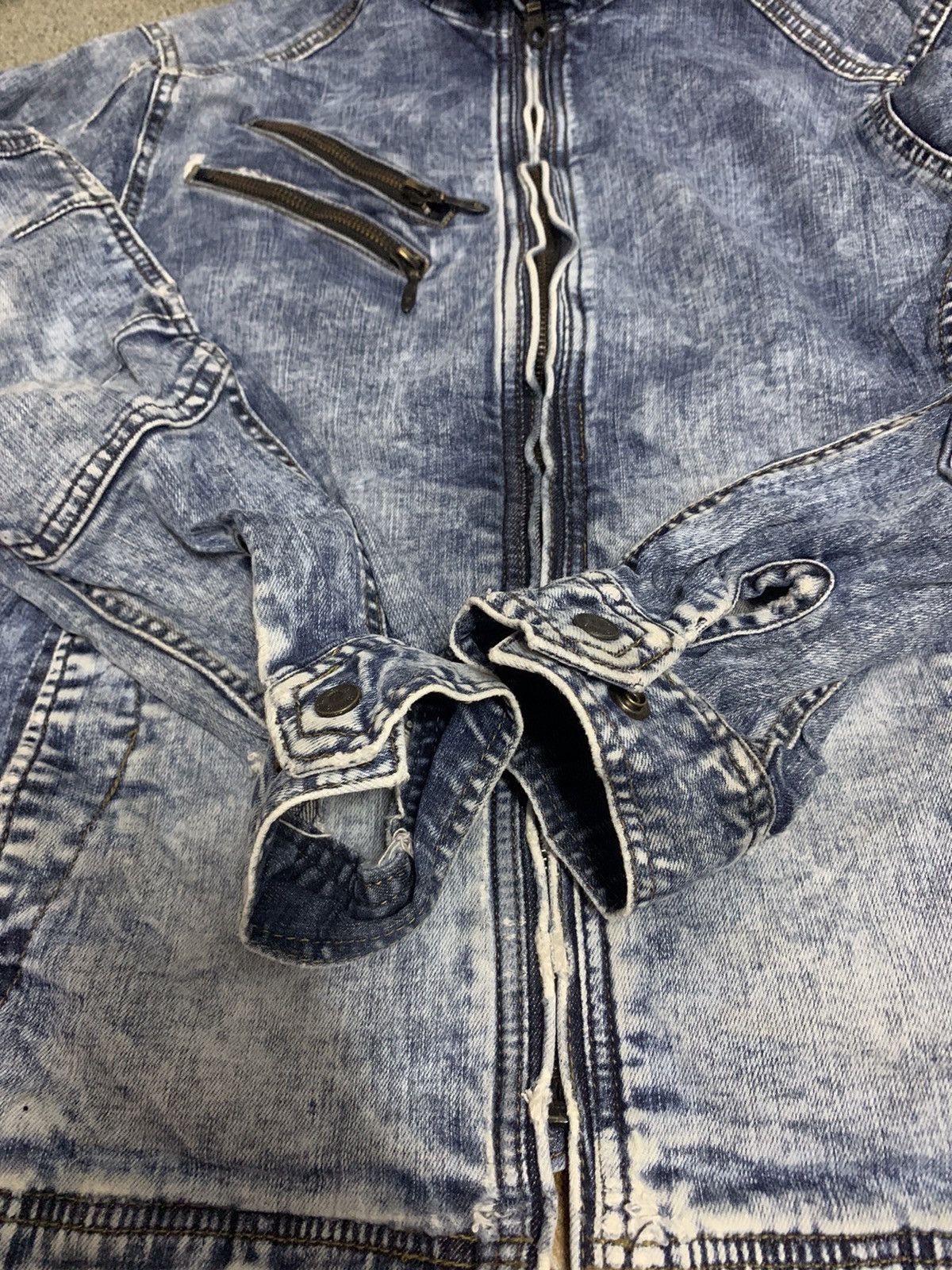 Japanese Brand Vintage Even River Denim Works Wear Jacket Zipper Size US M / EU 48-50 / 2 - 12 Thumbnail