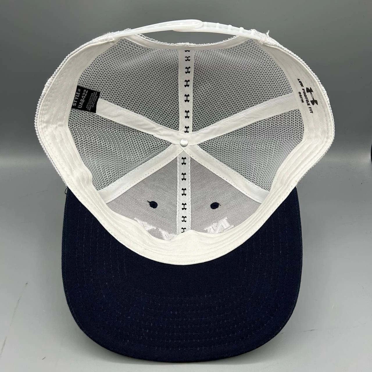 Under Armour Navy Rugby Trucker Hat Men Low Profile Fit Snap Back Size ONE SIZE - 2 Thumbnail