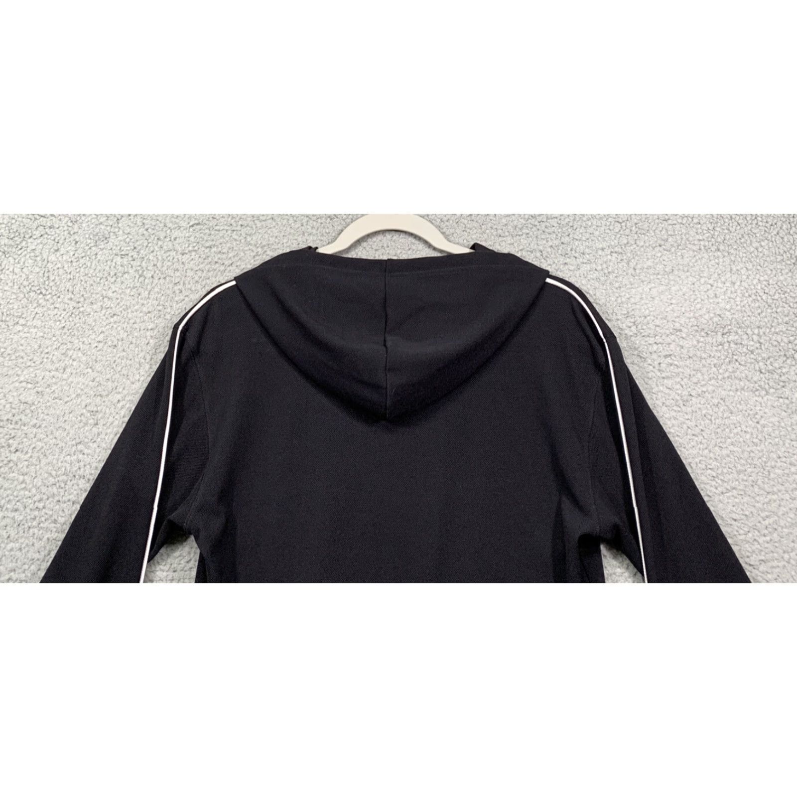 Russell Athletic Russell Athletic Womens Hooded Track Jacket Full Zip Black Dri-Power Size M Medium Athletic Fit Smart Casual Activewear Womens Jacket Size M / US 6-8 / IT 42-44 - 5 Thumbnail