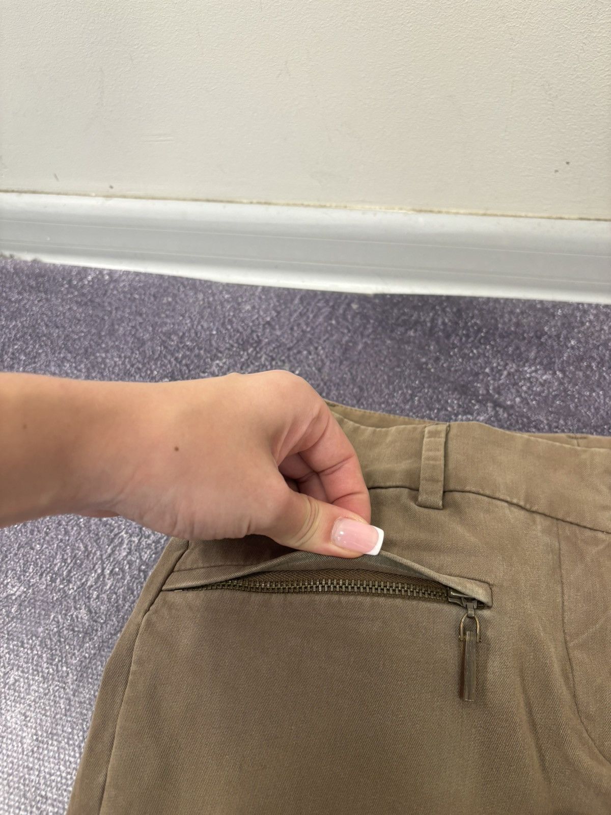 Brunello Cucinelli Brunello Cucinelli Women’s Italian Brown Ankle Chino Pants Size 27" / US 4 / IT 40 - 8 Thumbnail