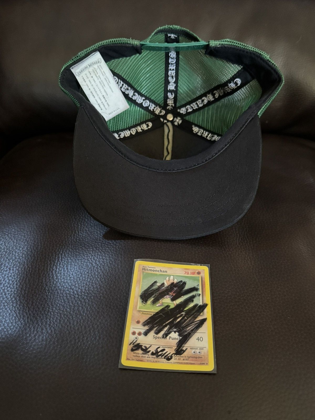 Chrome Hearts Chrome Hearts Green trucker hat Size ONE SIZE - 6 Thumbnail