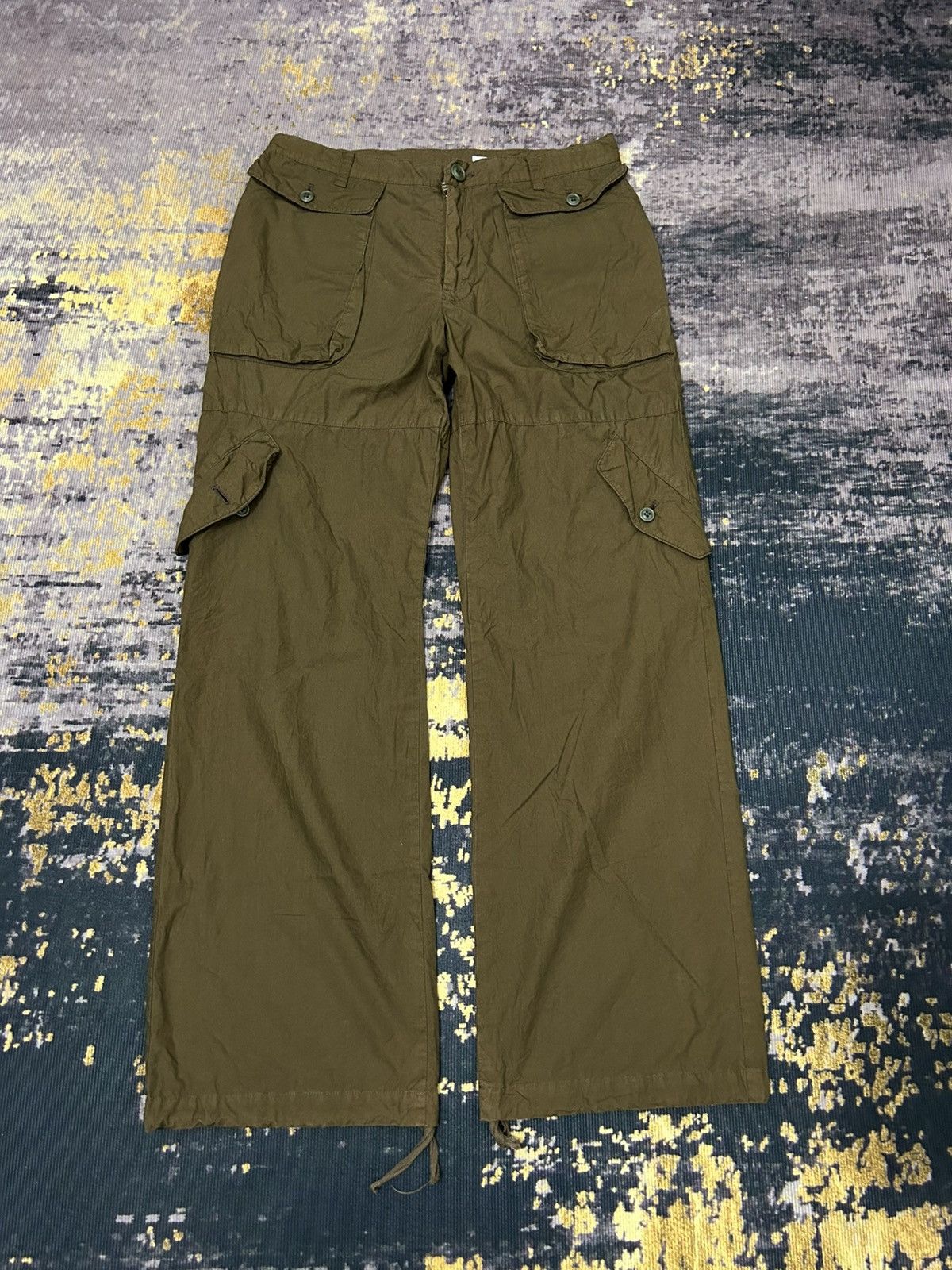Issey Miyake Issey Miyake Sunao Kuwahara 3D Pocket Parachute Pants Size US 30 / EU 46 - 2 Thumbnail