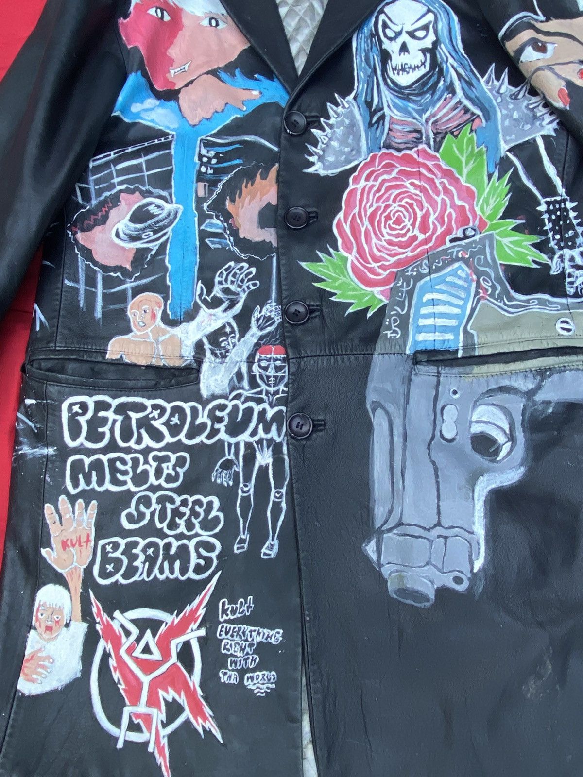 Other Kult Resentful Custom leather trench coat Size US XL / EU 56 / 4 - 18 Thumbnail