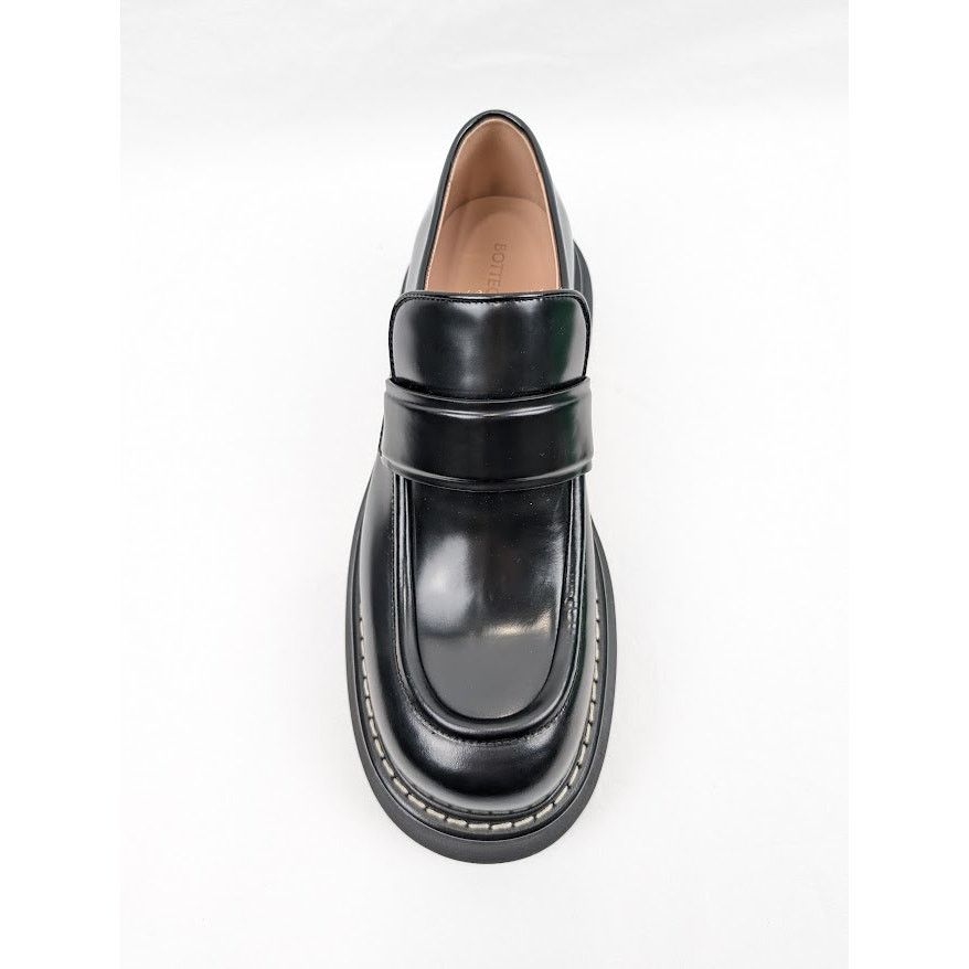 Bottega Veneta o1rshd1 Osaka Shine Calf Bounce Loafer in Black Size US 12 / EU 45 - 9 Thumbnail