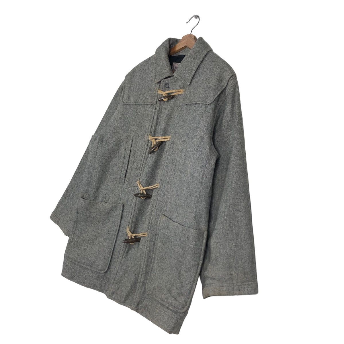 Japanese Brand 🔥Vintage Wool Chore Jacket Off Road Japan Made Wood Button Size US M / EU 48-50 / 2 - 2 Thumbnail