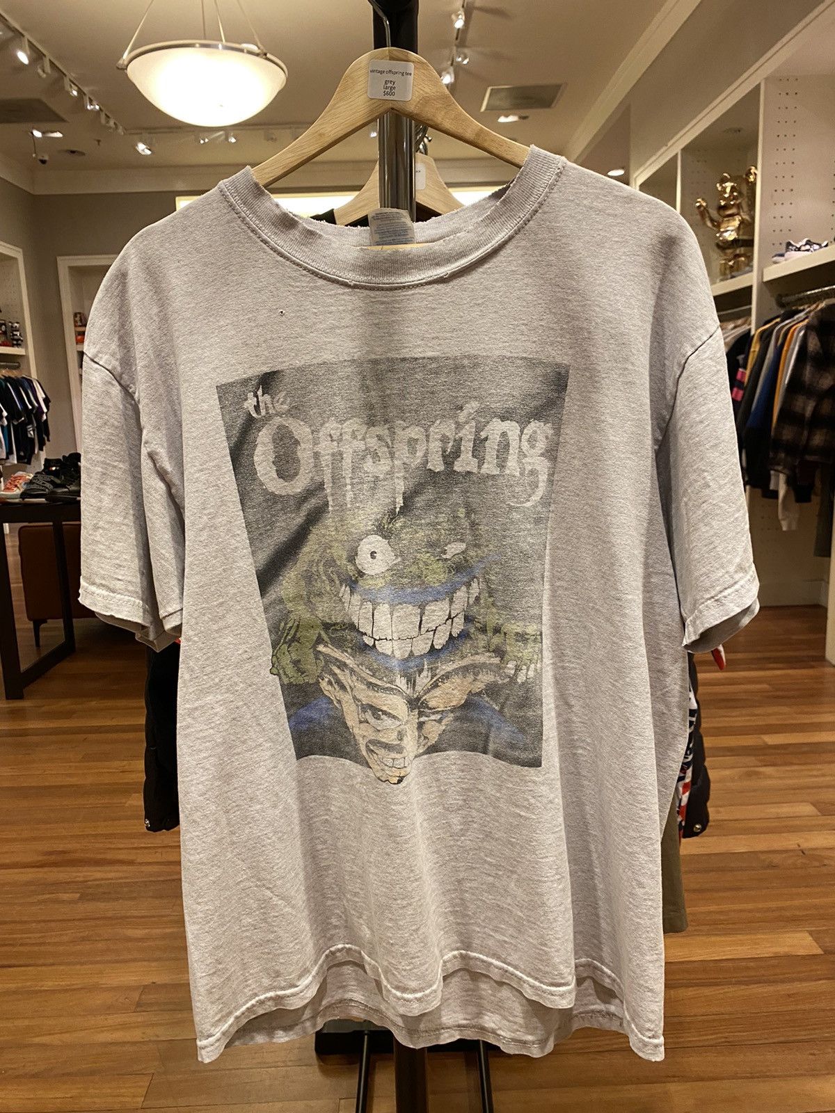 image of 1994 Vintage Offspring Tee in Grey, Men's (Size Large)