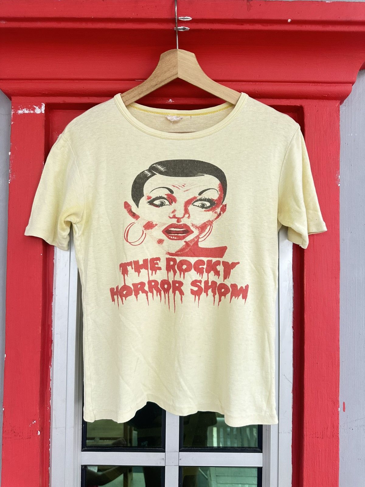 Expert Horror RARE Vintage 70s The Rocky Horrow Show Movie promo Tee Size US S / EU 44-46 / 1 - 1 Thumbnail