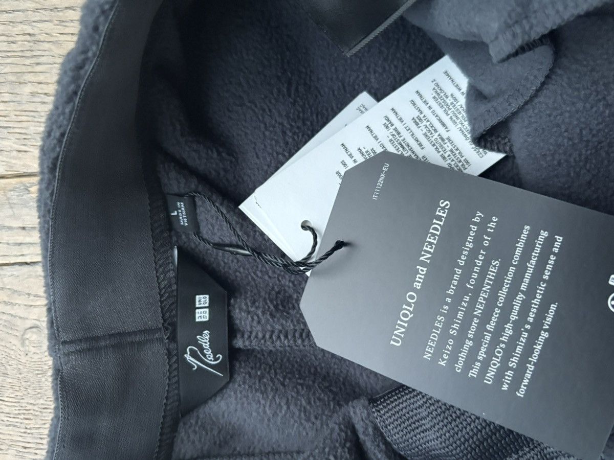 Needles Needles UNIQLO Fleece Sweat Pants Gray Large track bottoms Size US 33 - 3 Thumbnail