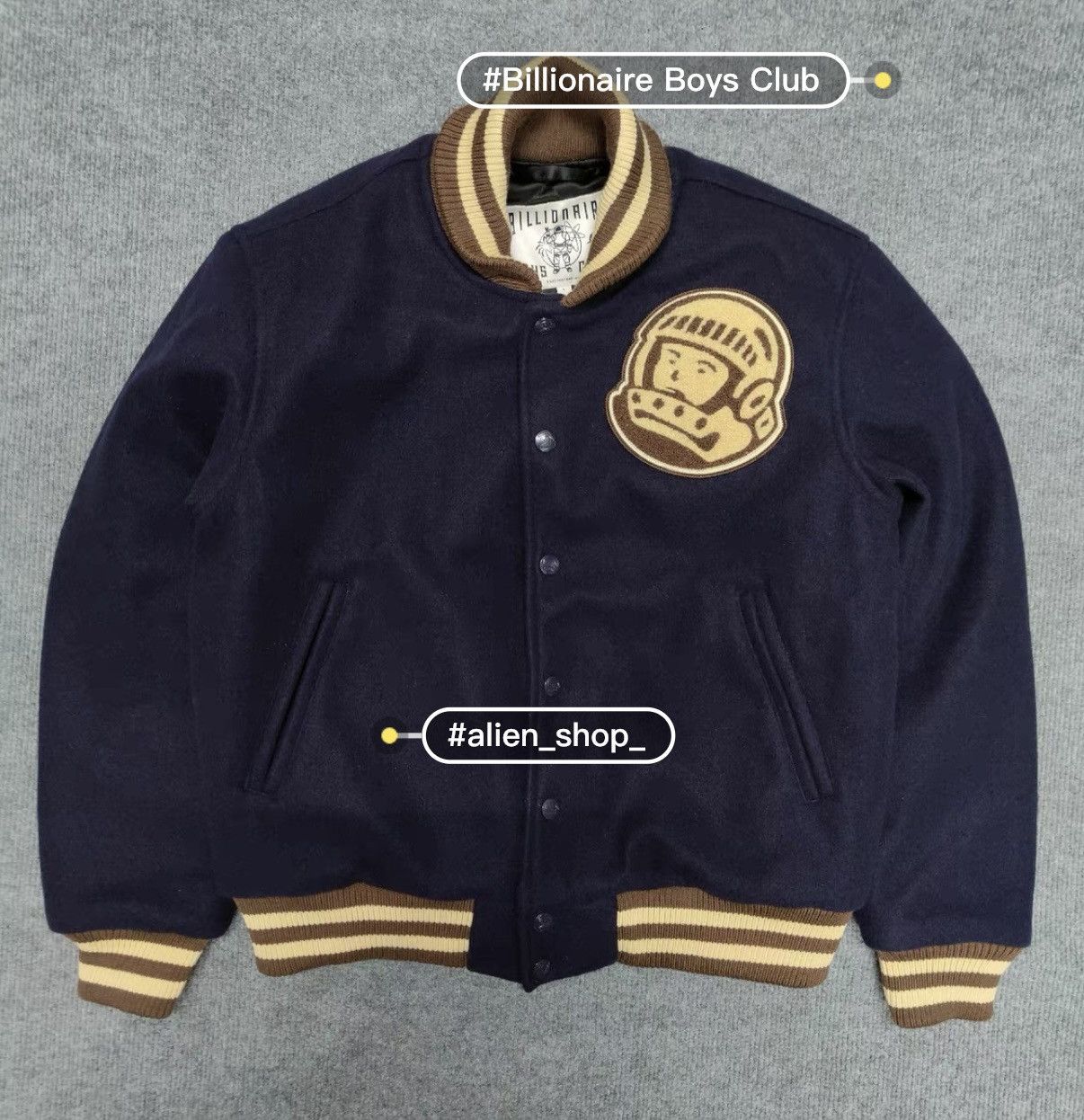 Billionaire Boys Club Billionaire Boys Club Quilted Baseball Jacket Size US XL / EU 56 / 4 - 1 Thumbnail