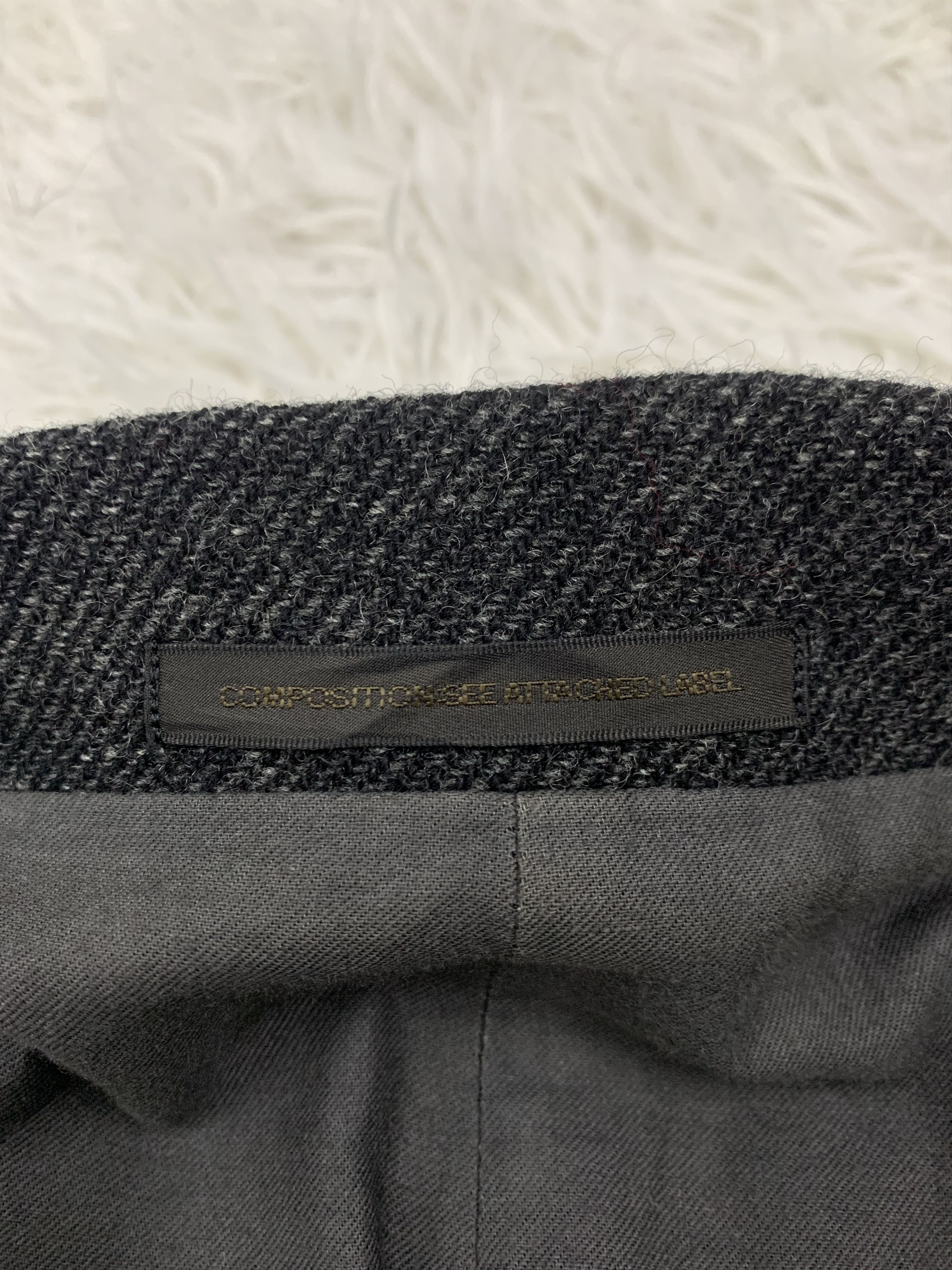 Yohji Yamamoto Vintage Y's by Yohji Yamamoto Gabardine Belted Wool Coat Size US M / EU 48-50 / 2 - 17 Thumbnail