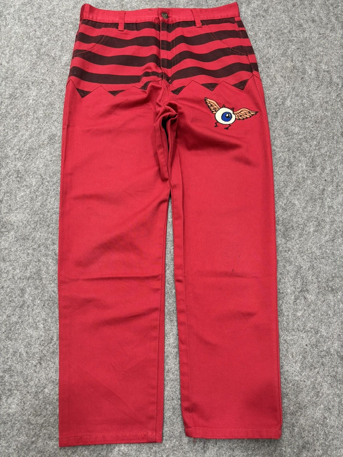 Japanese Brand CANDY STRIPPER Japan Emo Gothic Streetwear Eye Pant F690 Size US 30 / EU 46 - 17 Thumbnail