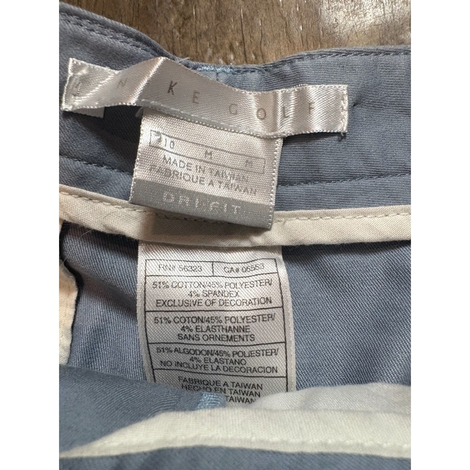 Nike **Nike Golf Shorts Women Size 10 Blue Dri-Fit Athletic** User: **Nike Golf Shorts Women's Size 10 Blue Dri Fit Athletic** Size 32" / US 10 / IT 46 - 4 Thumbnail