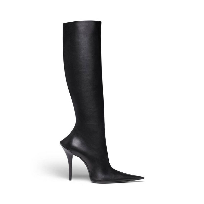o1tr1nto1125 Witch 110mm Boots in Black
