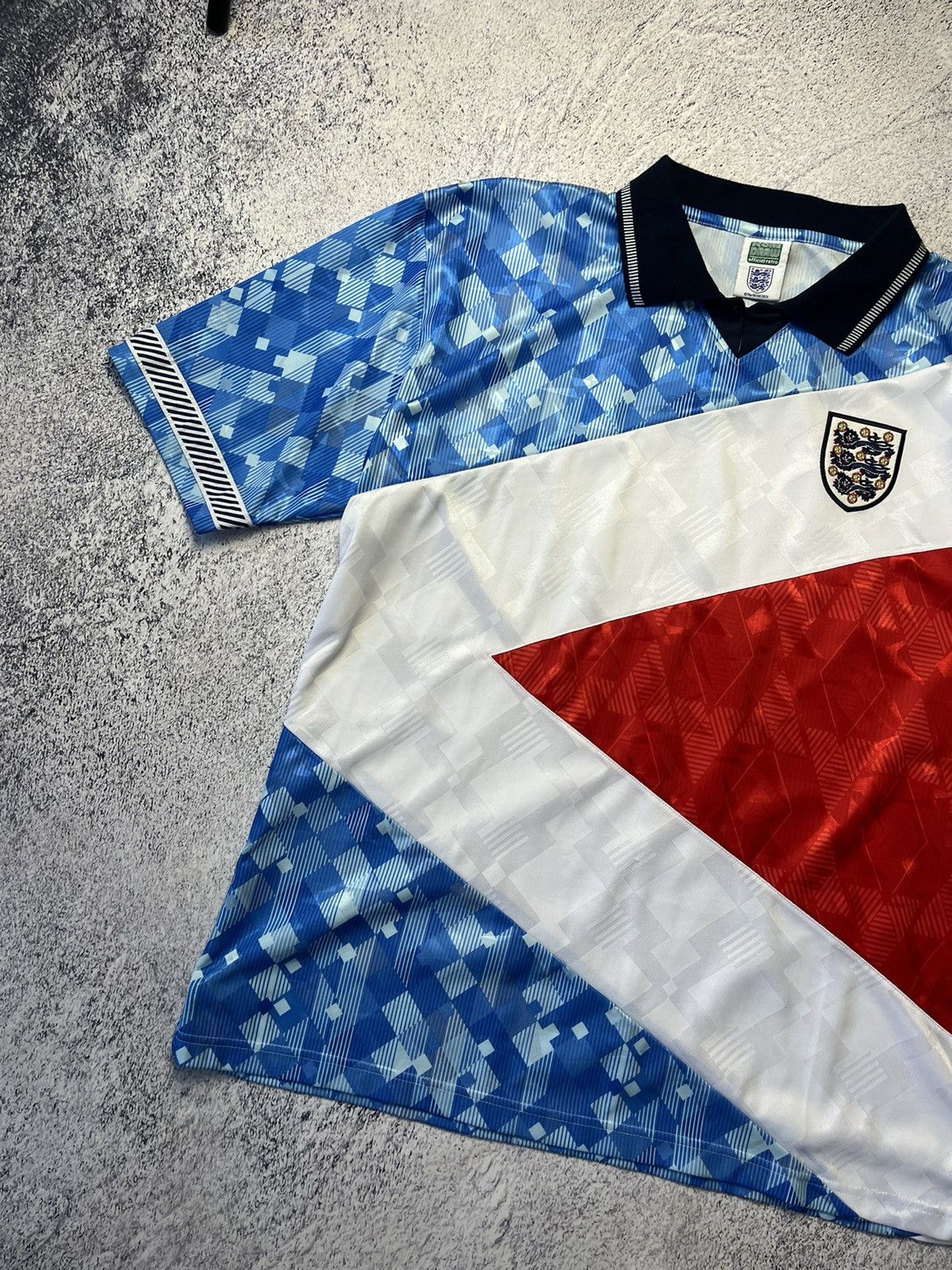 Vintage Vintage England Football Shirt special jersey Score Draw 90s Size US XXL / EU 58 / 5 - 5 Thumbnail