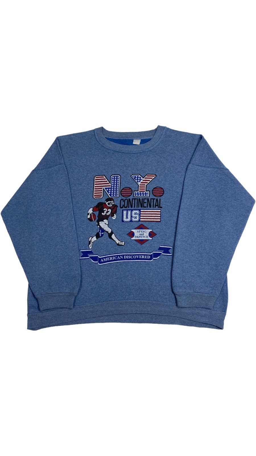 Vintage 🔥LASTDROP🔥Vintage 80s 90s New York American Football Rugby Size US XL / EU 56 / 4 - 1 Thumbnail