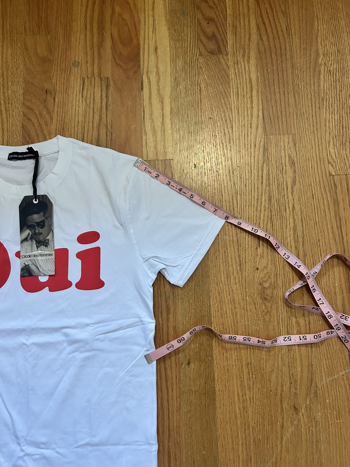 Other L’Ecole De Femmes Men’s Oui-Non White Tee Size US S / EU 44-46 / 1 - 7 Thumbnail