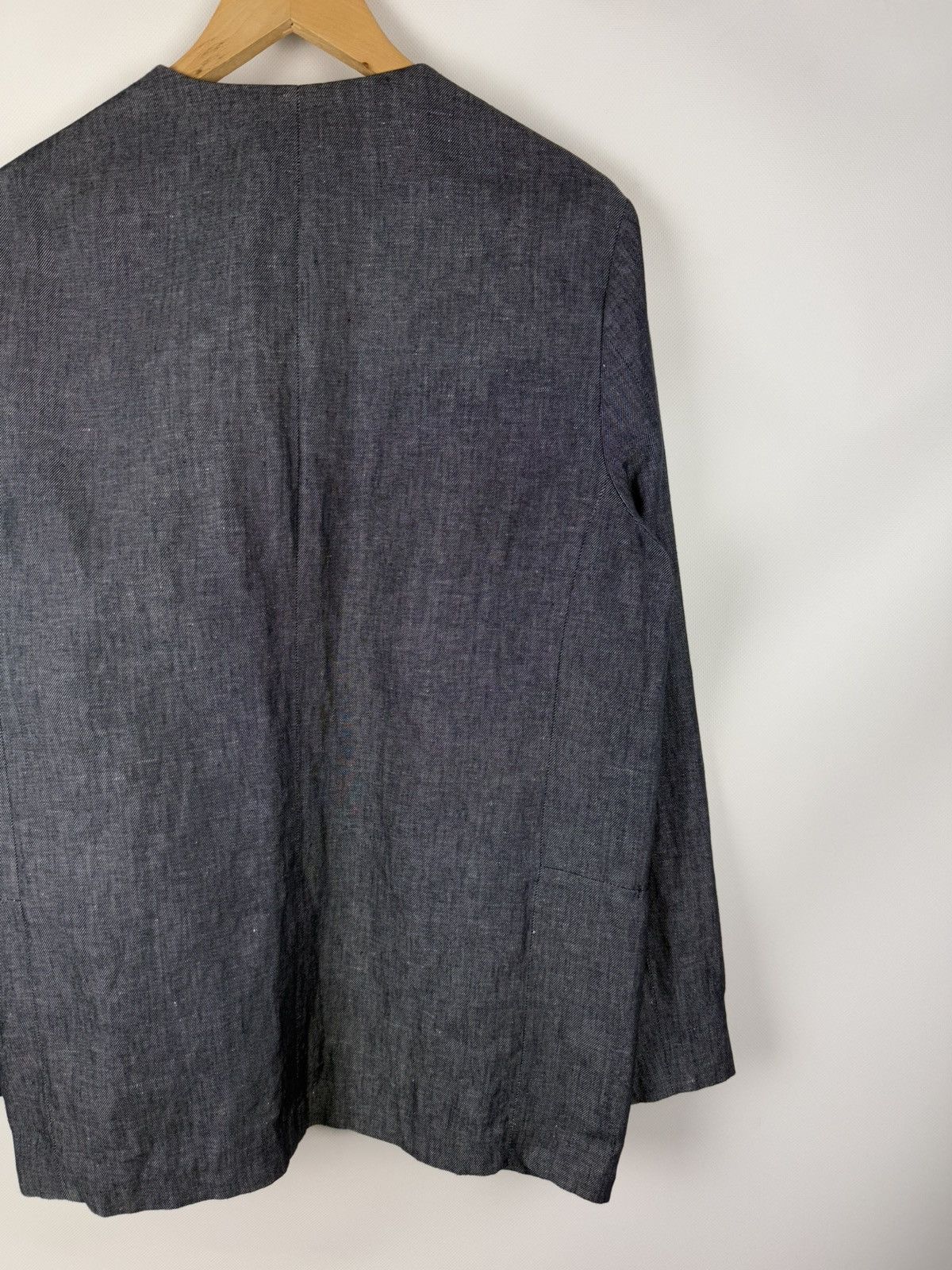 Cos Cos Avant-Garde Lagenlook Cotton / Linen Open Front Jacket Size XL / US 12-14 / IT 48-50 - 16 Thumbnail