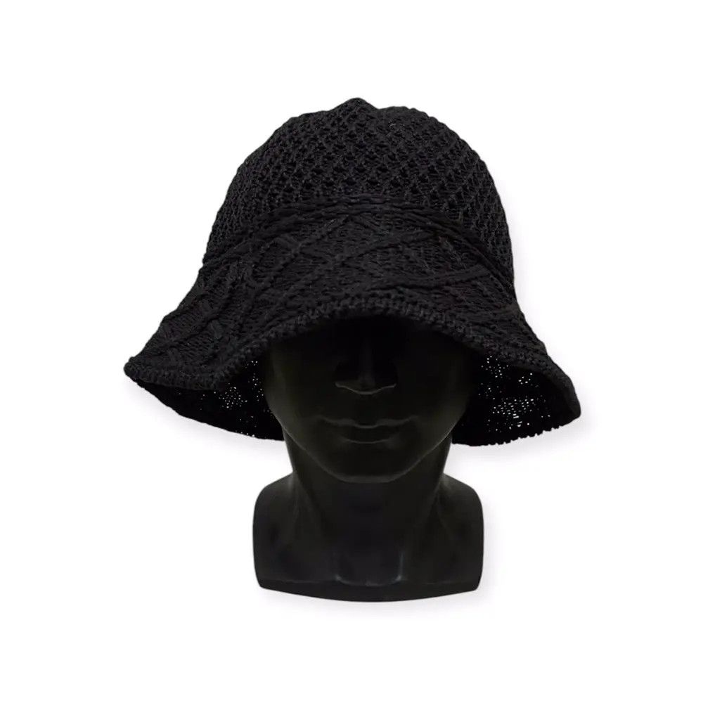 Japanese Brand Rare Japanese Brand Knit Bucket Hat Size ONE SIZE - 1 Thumbnail