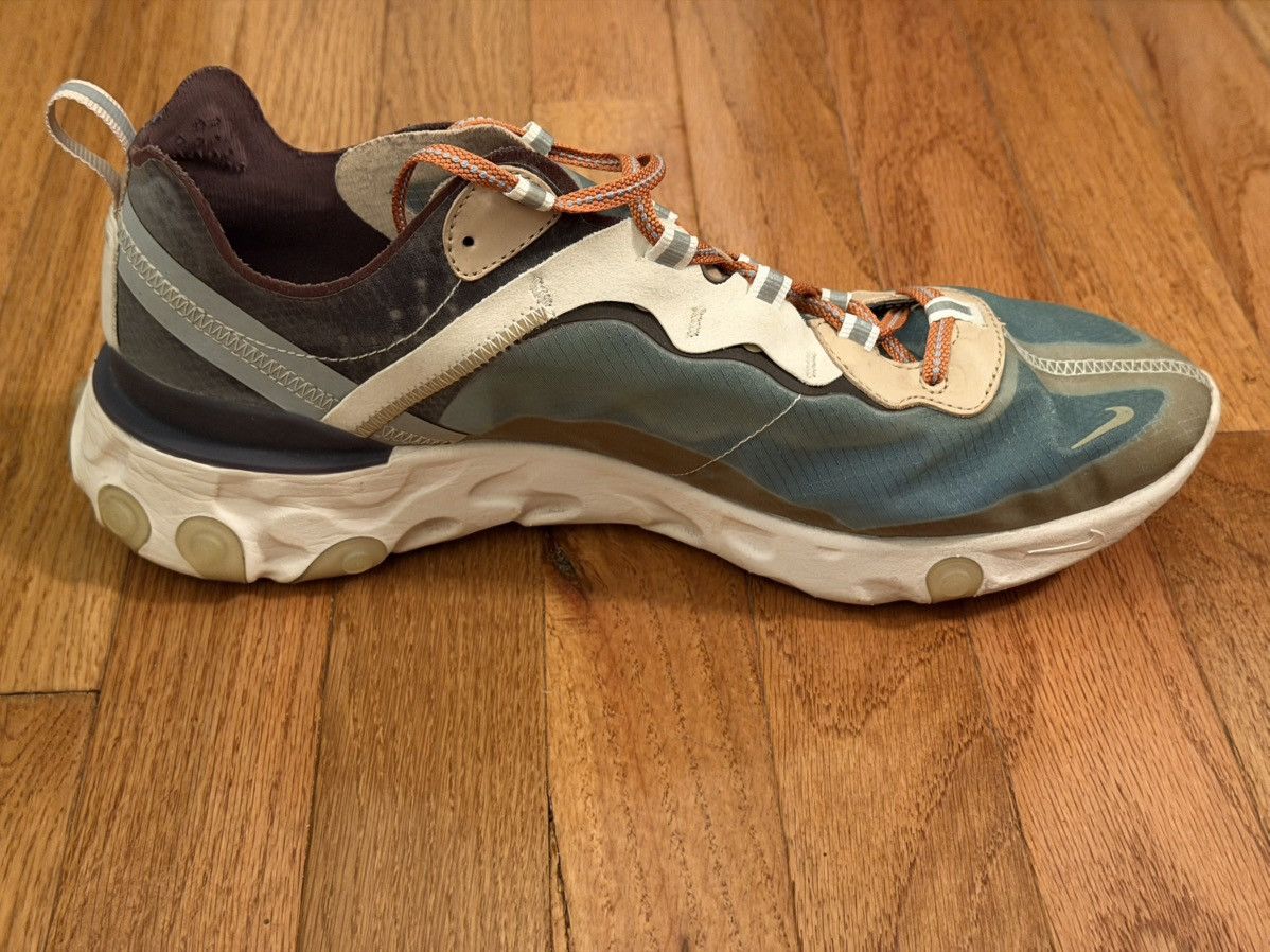 Nike × Undercover Nike x Undercover React Element 87 in Undercover Green Mist Size US 11 / EU 44 - 6 Thumbnail