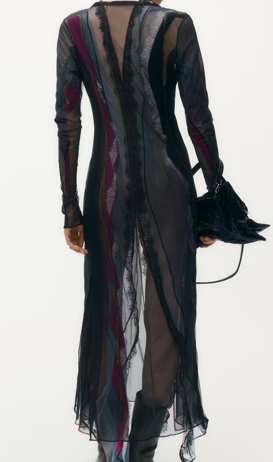 H&M Glenn Martens H&M Dress Maxi / Size S Size S / US 4 / IT 40 - 3 Thumbnail