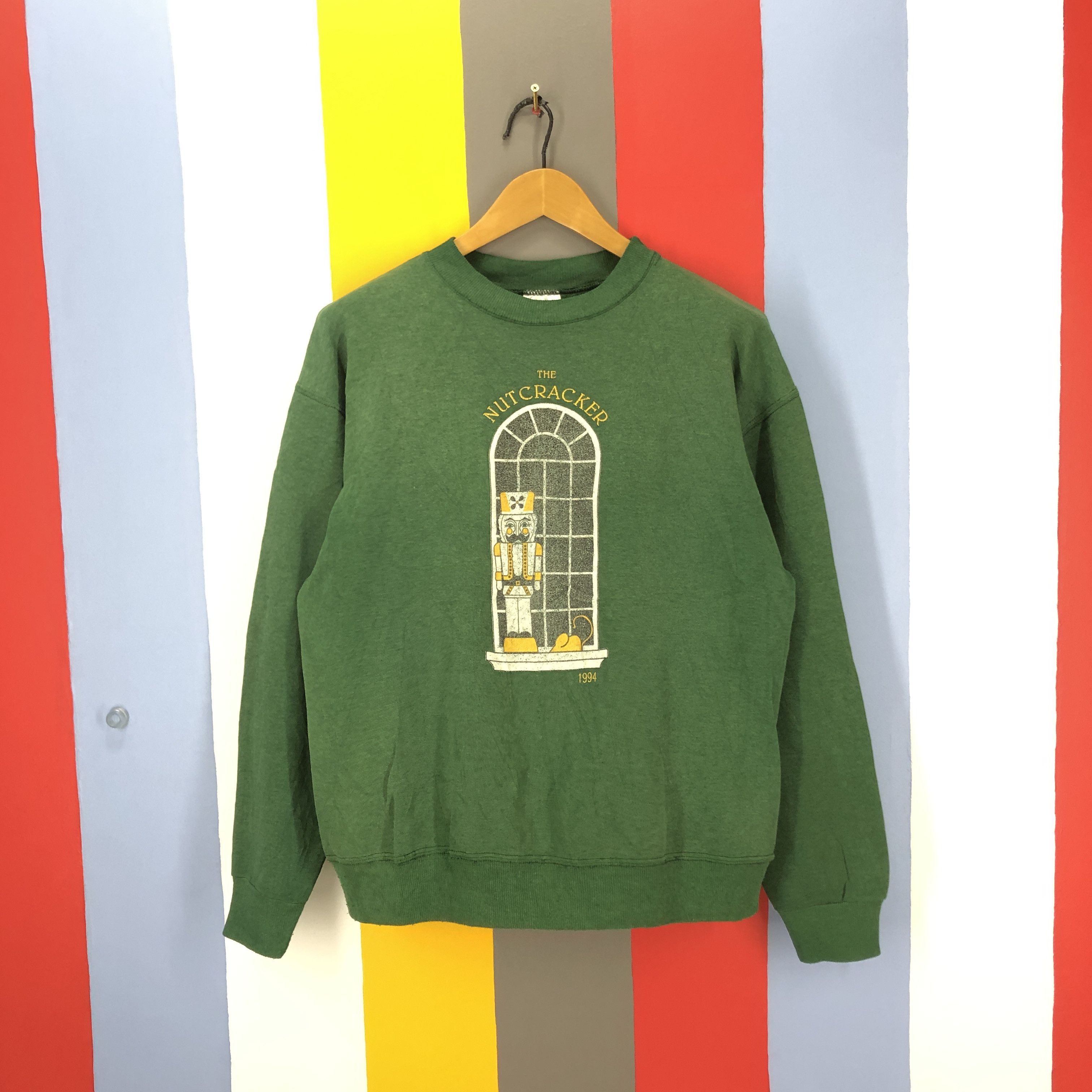 Hanes 90s Vintage THE NUTCRACKERS BALLET THEATER Sweatshirt Size US M / EU 48-50 / 2 - 1 Thumbnail