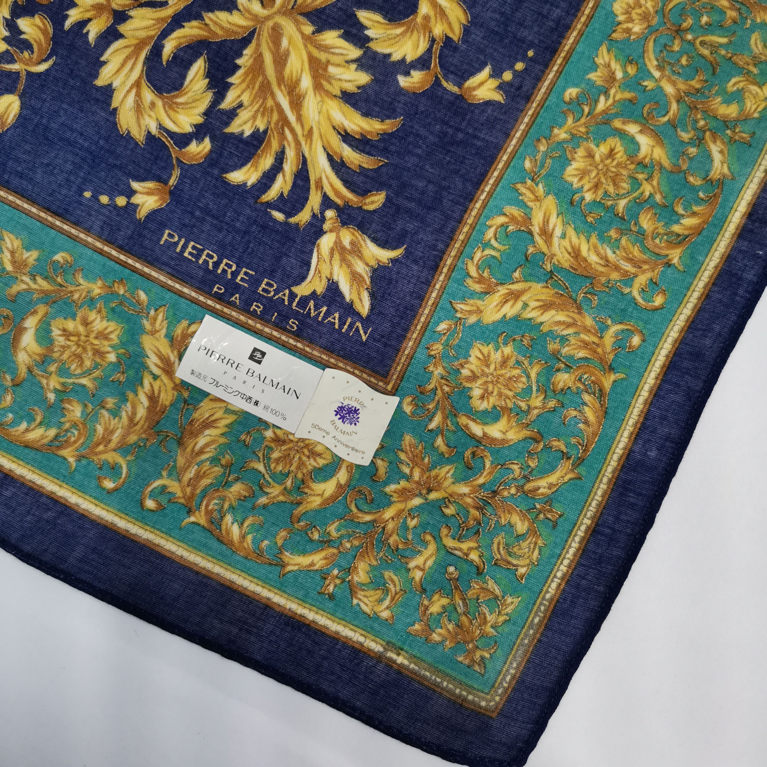 Pierre Balmain PIERRE BALMAIN HANDKERCHIEF/ BANDANA/ SCARF Size ONE SIZE - 7 Thumbnail