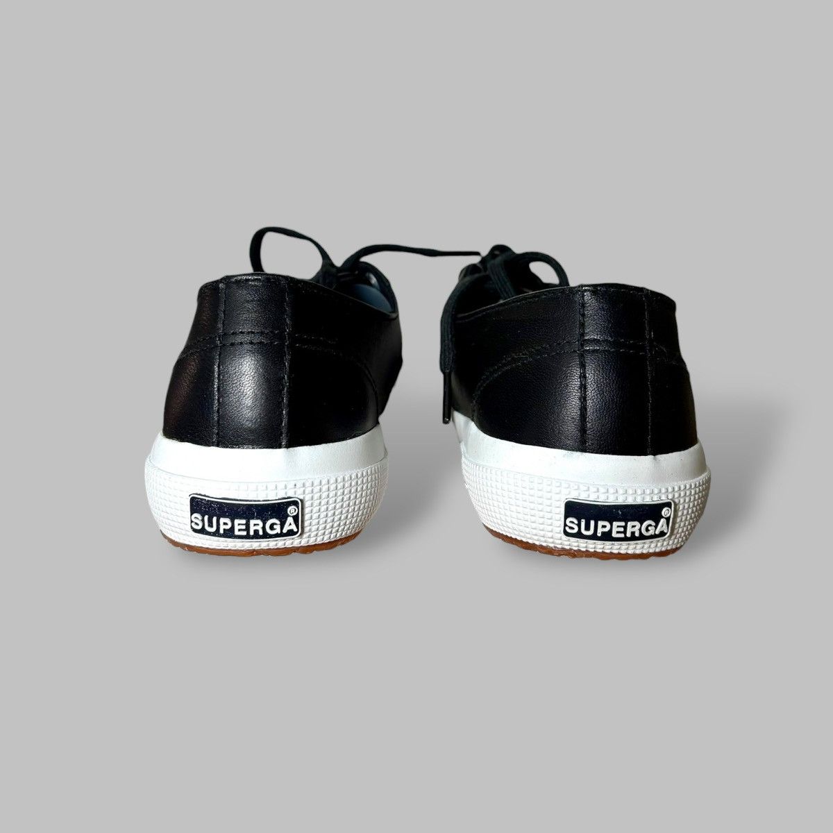 Superga Superga 2750 Women’s Black Nappa Leather Sneakers US7 Size US 7 / IT 37 - 9 Thumbnail