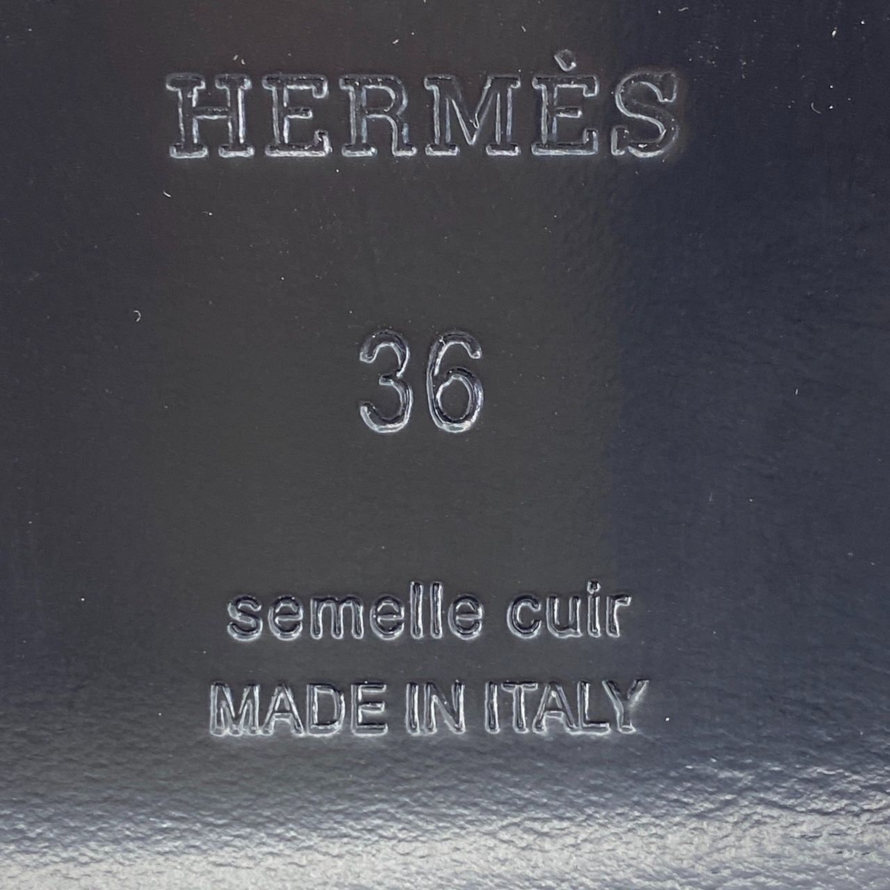 Hermes [Hermes] White Leather Studded Mule Sandals 36 Size US 6 / IT 36 - 4 Thumbnail