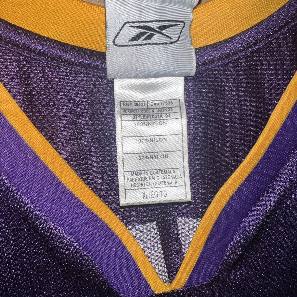 Reebok VINTAGE REEBOK NBA LOS ANGELES LAKERS KOBE BRYANT JERSEY Size US XL / EU 56 / 4 - 8 Thumbnail