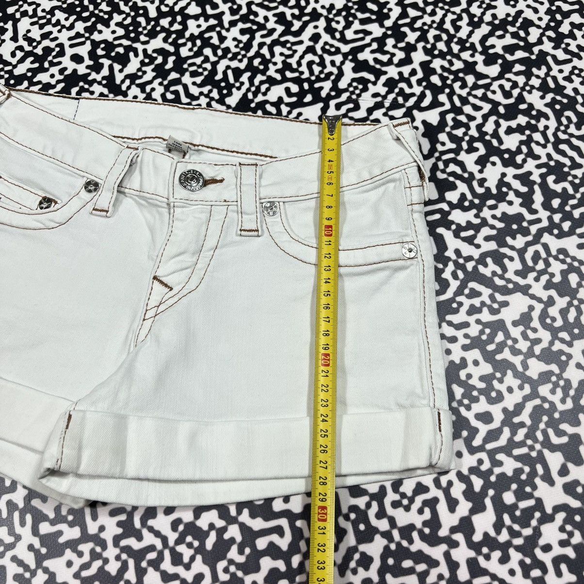 True Religion Vintage Y2K True Religion Japanese Style Mini Sexy Shorts Size 27" / US 4 / IT 40 - 20 Thumbnail