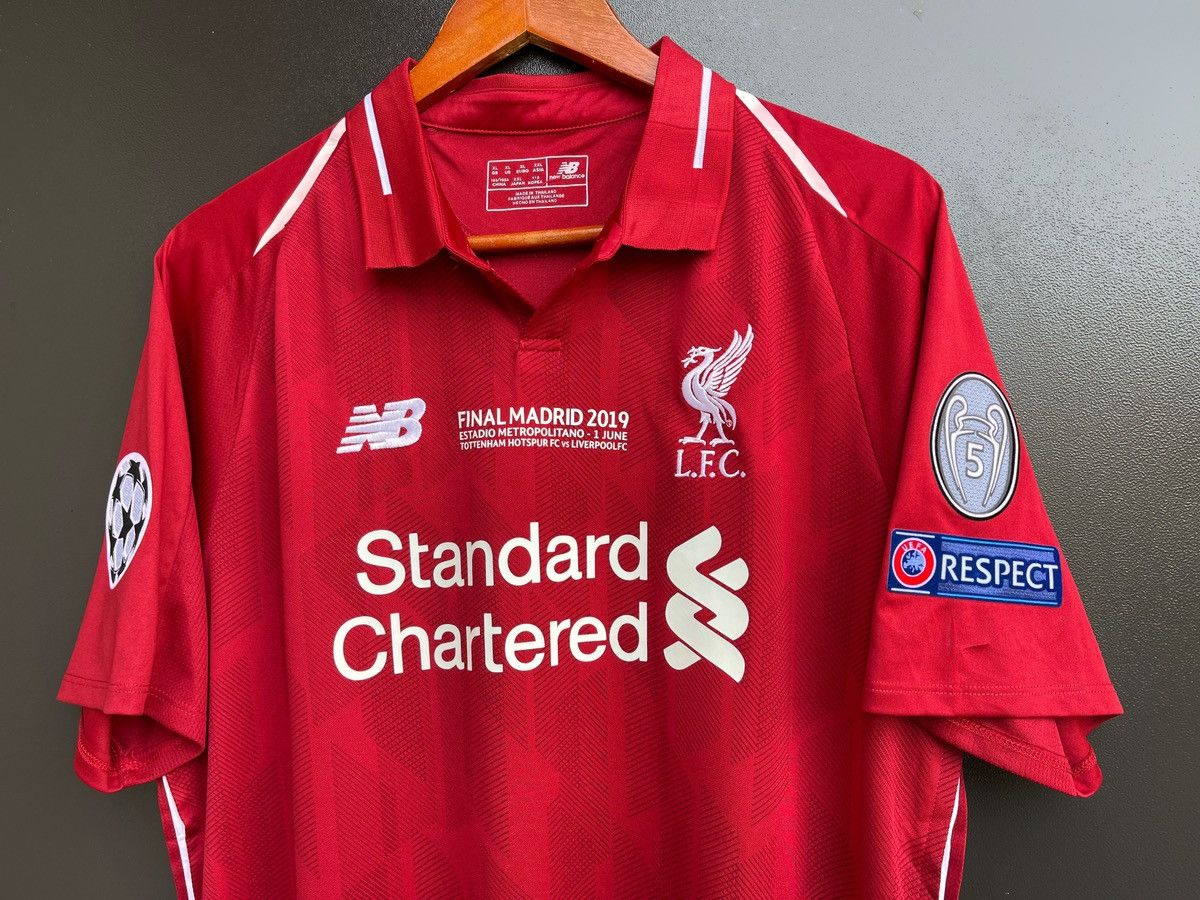 New Balance Liverpool FC 2018/2019 Shirt – Champions League Final Madrid Size US XL / EU 56 / 4 - 3 Thumbnail
