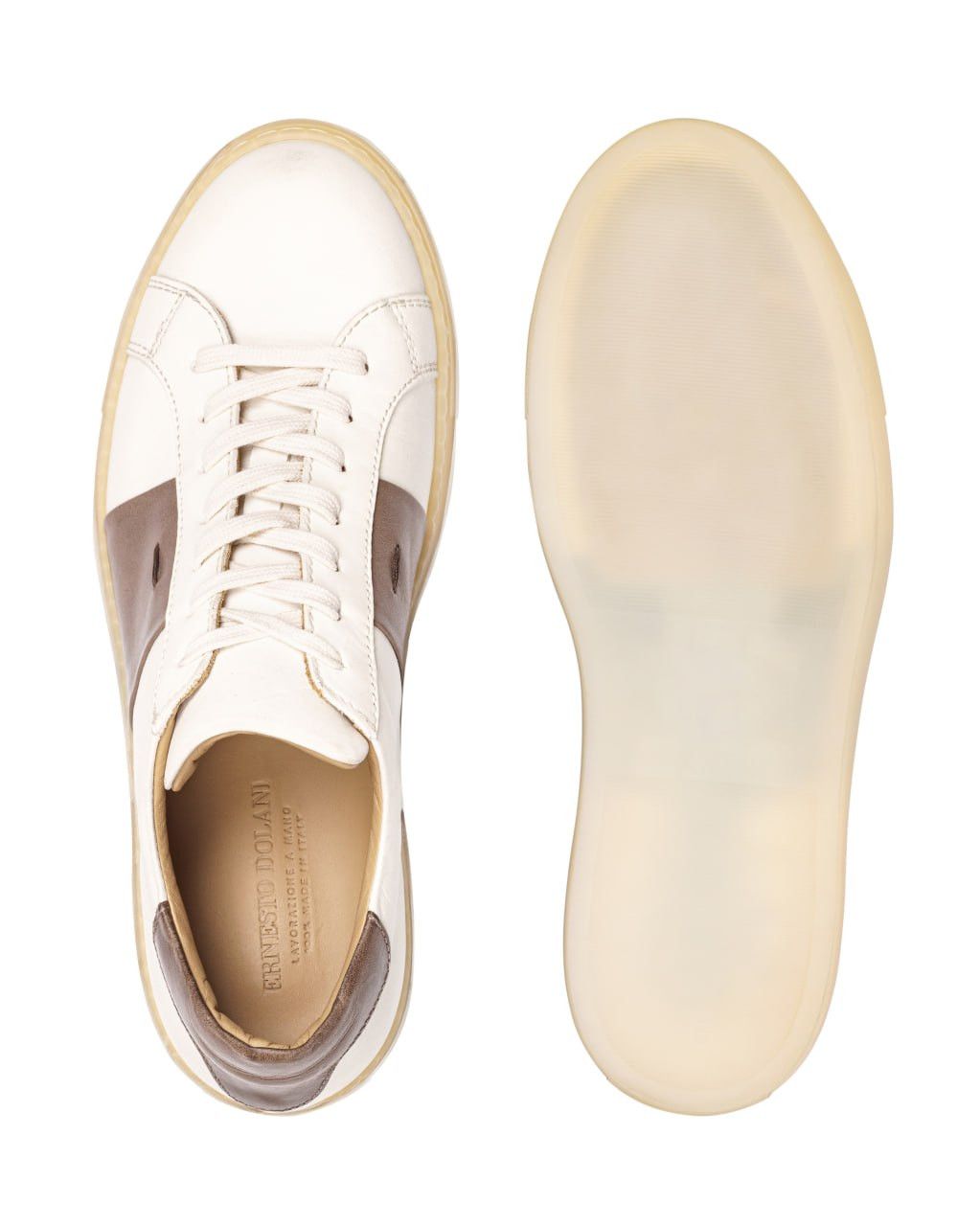 Other SALE | ERNESTO DOLANI / HANDCRAFTED LEATHER SNEAKERS Size US 9 / EU 42 - 3 Thumbnail