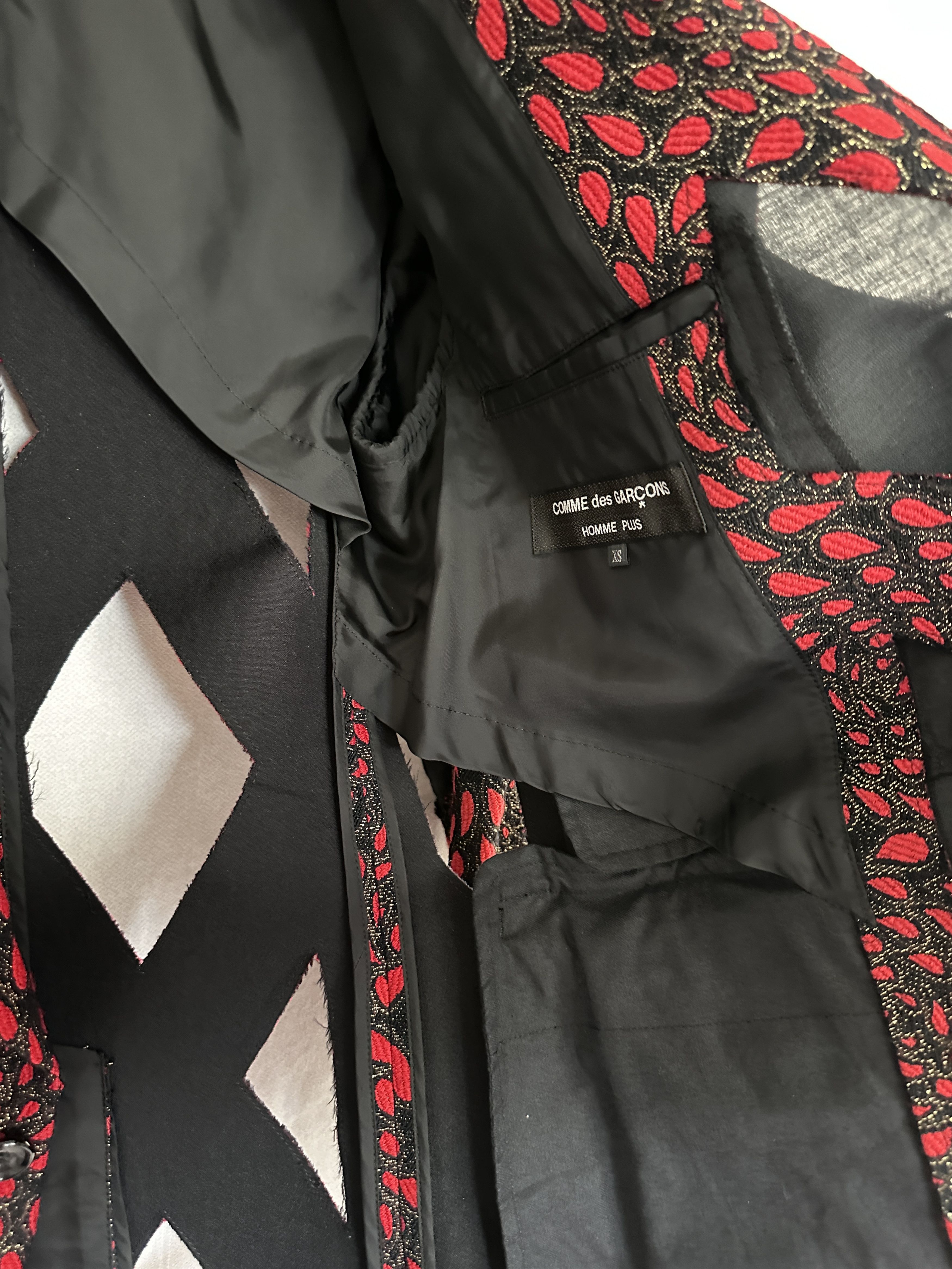 Comme des Garcons Homme Plus Comme des Garçons Homme Plus Blood Rose Blazer Size 36S - 5 Thumbnail