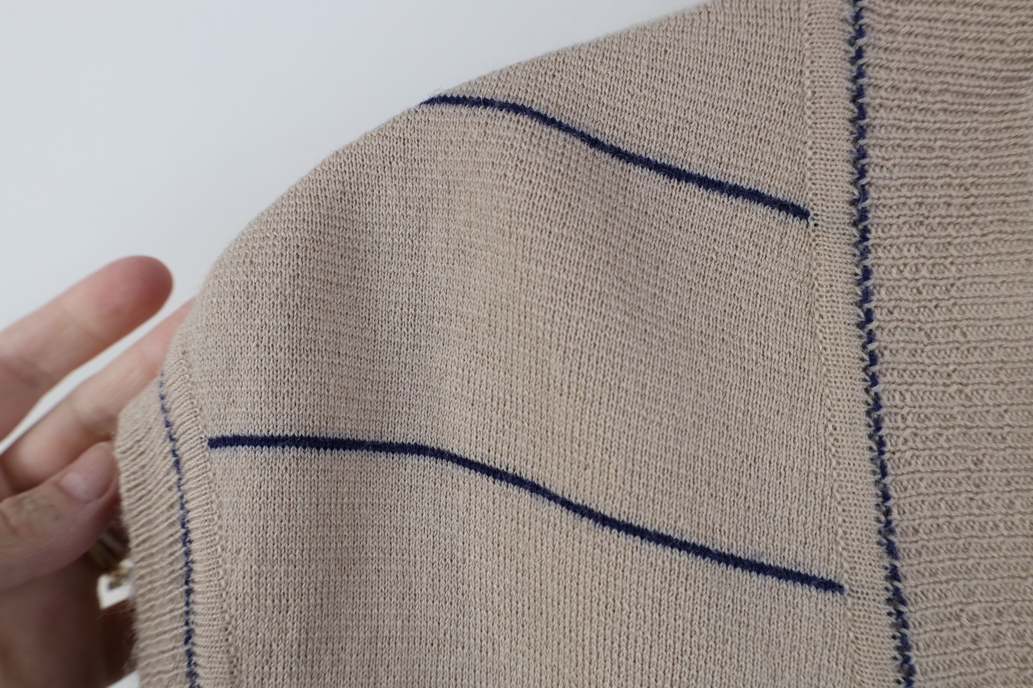 Vintage Vintage 50s 60s Streetwear Striped Cardigan Sweater Vest Size US S / EU 44-46 / 1 - 11 Thumbnail