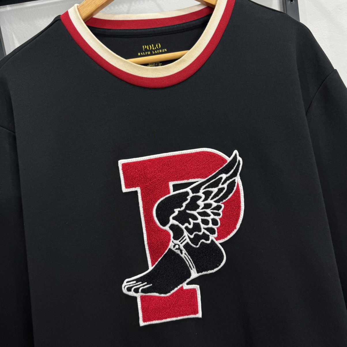 Polo Ralph Lauren Polo Ralph Lauren Pwing Stadium Fleece Crewneck Sweats Size US XL / EU 56 / 4 - 4 Thumbnail