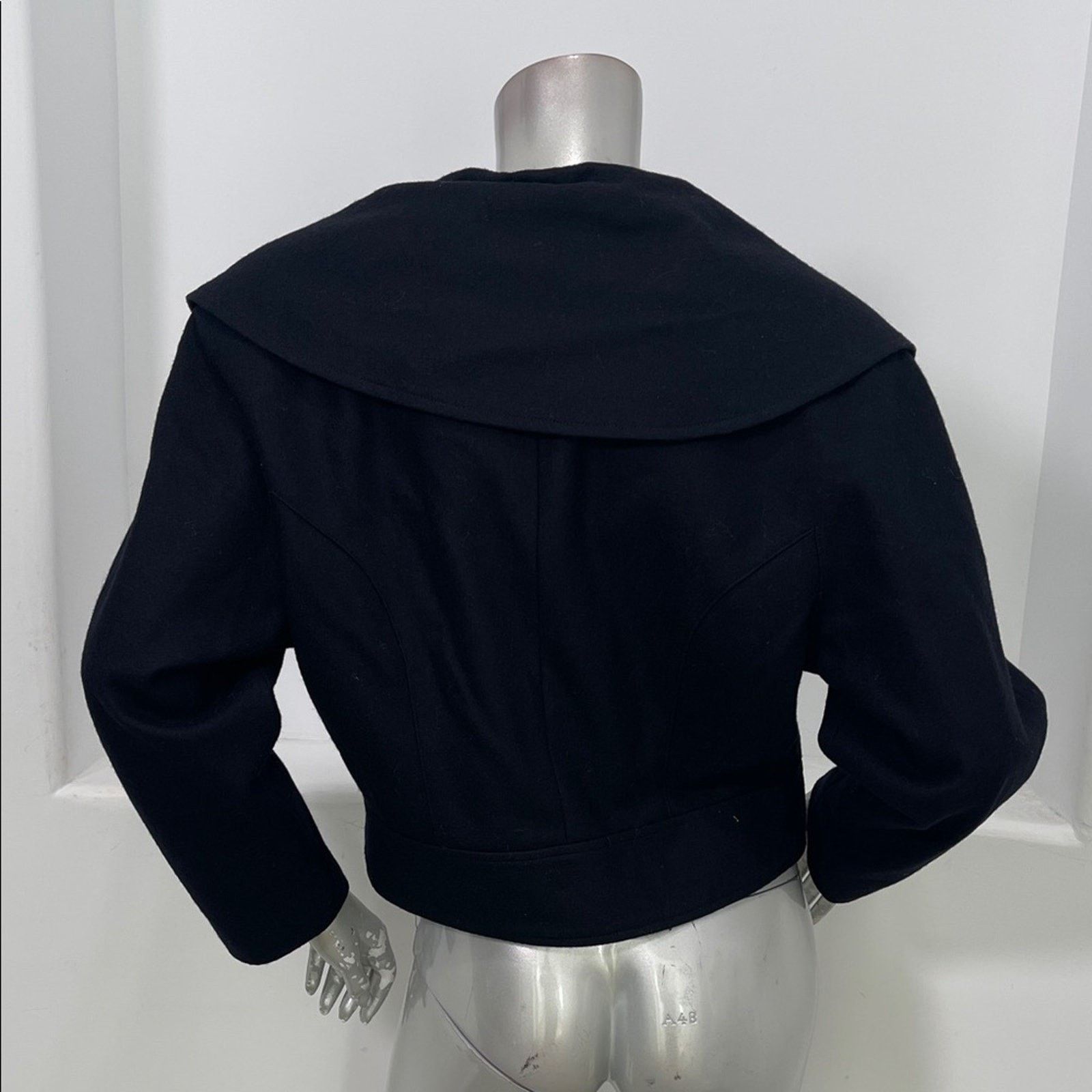 Issey Miyake iSSEY Miyake Vintage Black Cropped Jacket Gold Chain Detail Size ONE SIZE - 7 Thumbnail