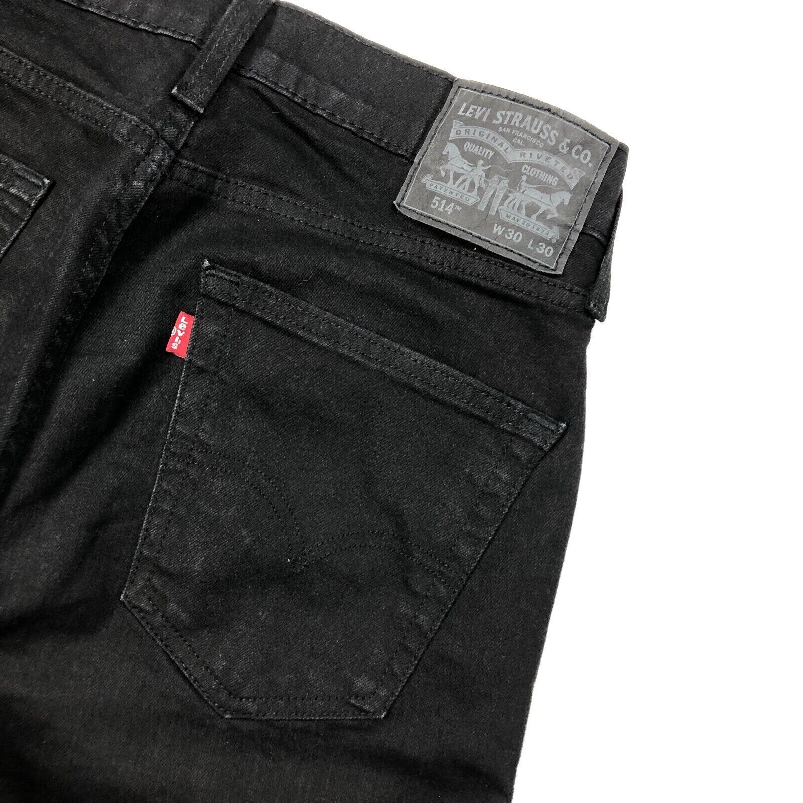 Levi's × True Religion Levi's 514 Black Denim Jeans Pants Size 30x30 Casual Mens B4 Size US 30 / EU 46 - 9 Thumbnail