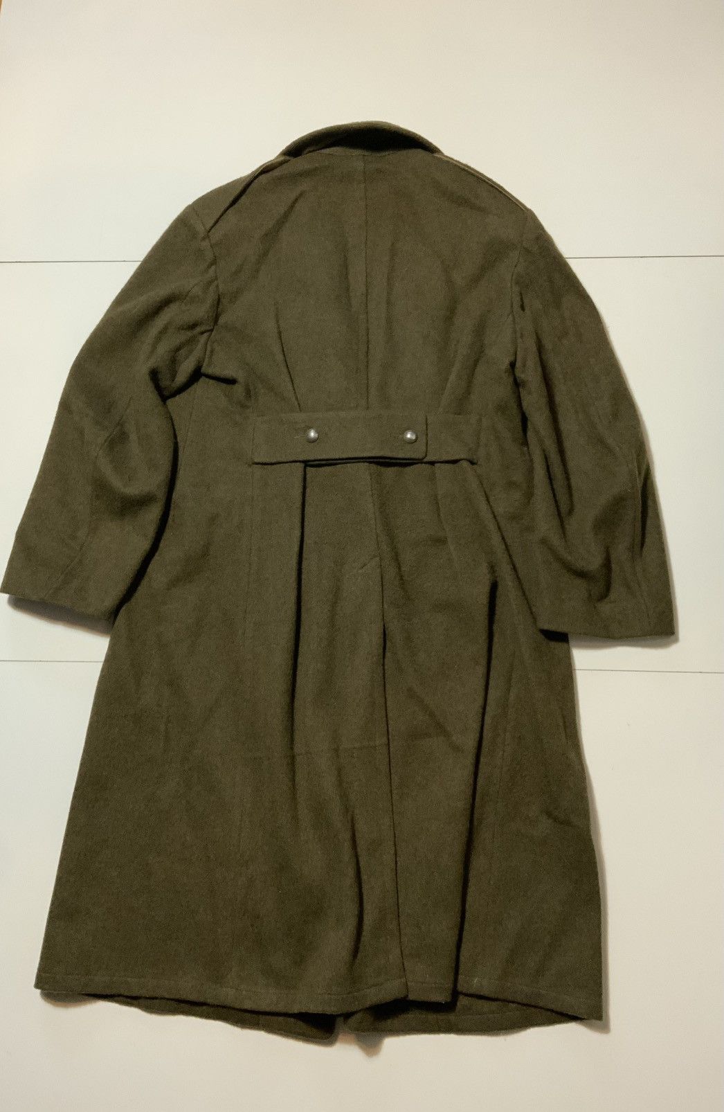 Vintage Vintage 40s 50s WWII Era French Military Wool Coat Overcoat Size US S / EU 44-46 / 1 - 2 Thumbnail