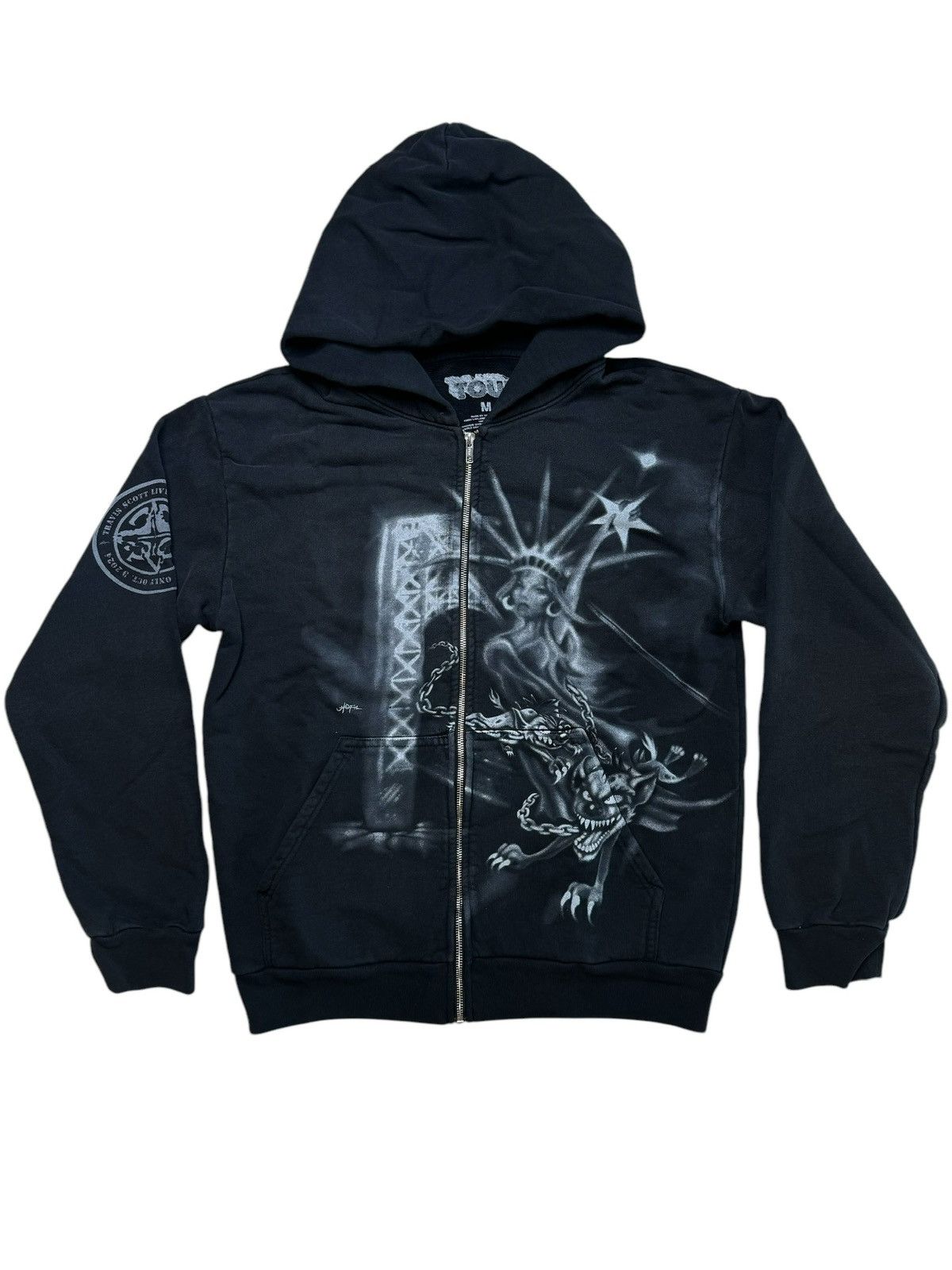 Travis Scott Cactus Jack New Sight Zip Up Hoodie | Grailed