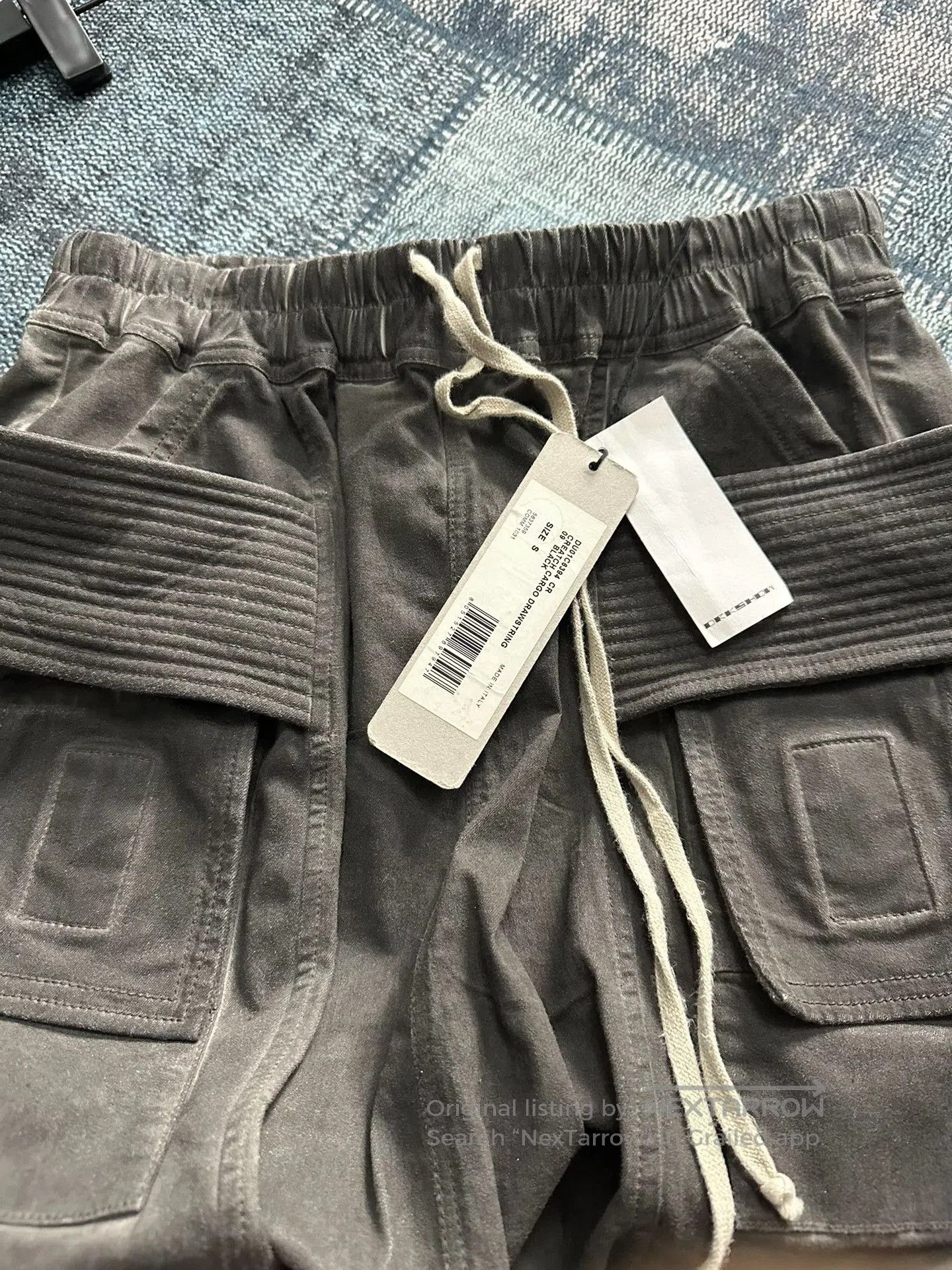 Rick Owens Drkshdw Rick Owens Drkshdw 25SS Waxed Denim Shorts. Size US 26 / EU 42 - 4 Thumbnail