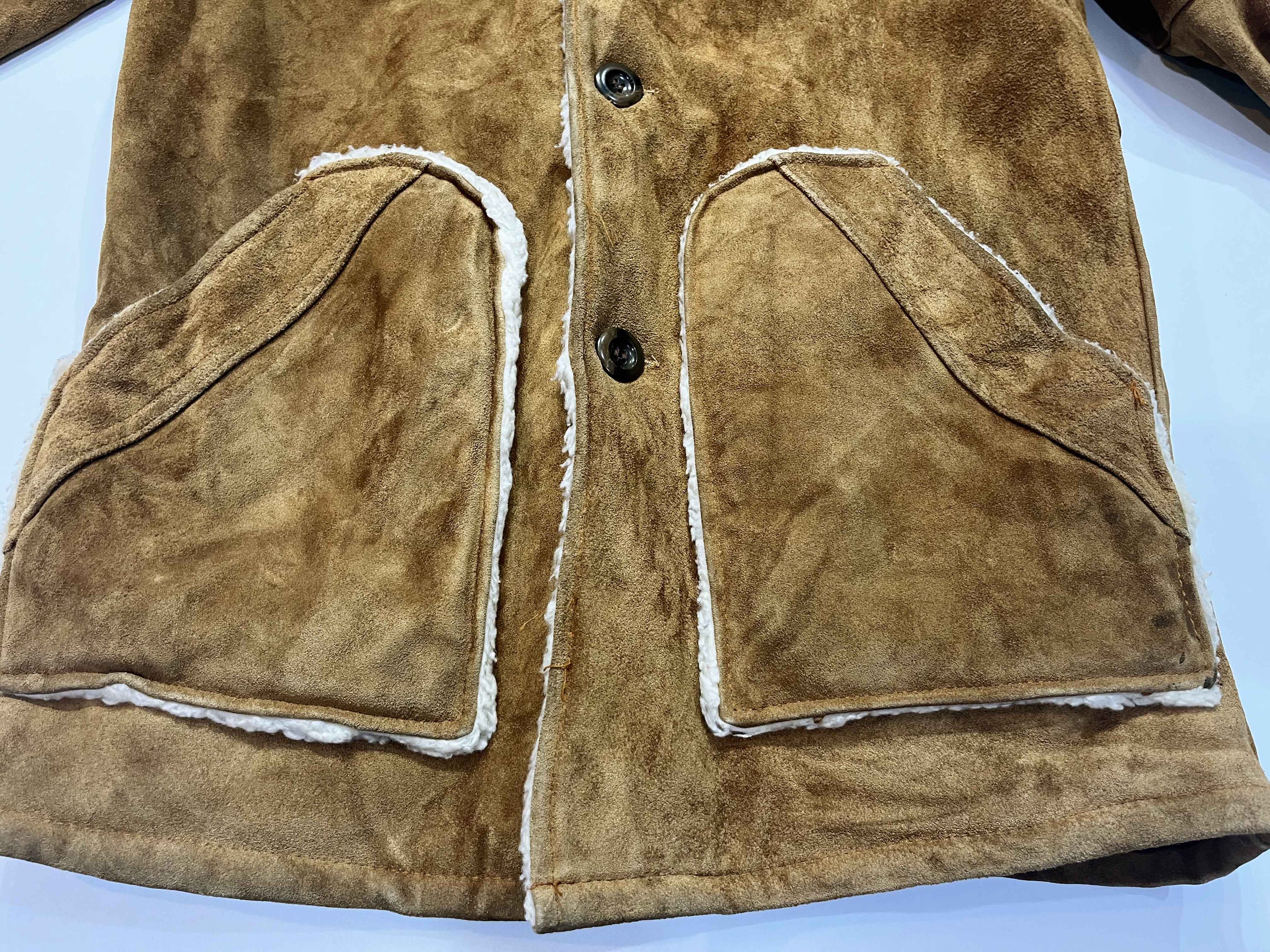 Cooper Vtg Cooper Western Rancher Shearling Suede Leather Jacket Size US M / EU 48-50 / 2 - 3 Thumbnail
