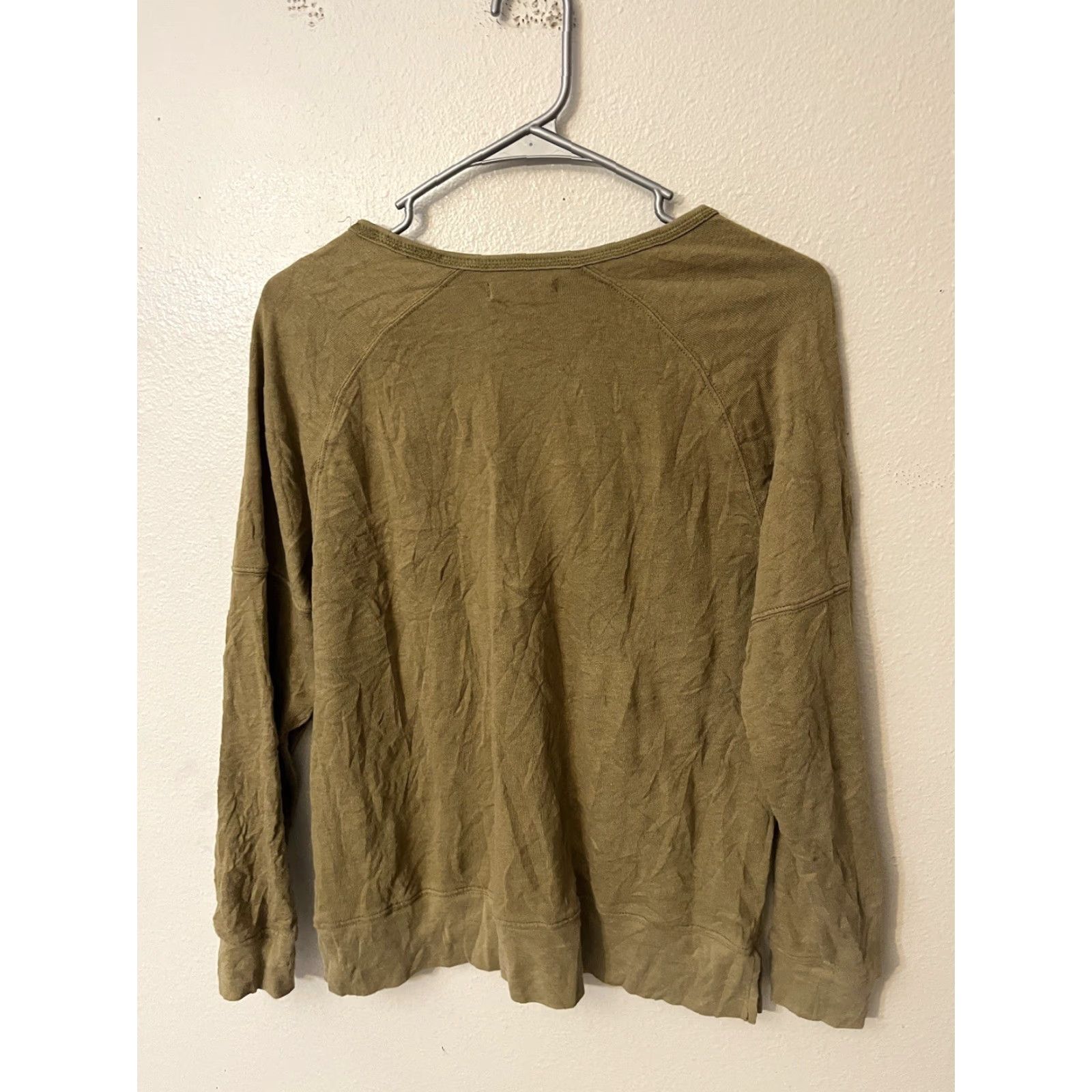 Madewell Madewell Sweatshirt Pullover Crewneck Long Sleeve Brown S Women Knit Cotton Blend Shirt Size S / US 4 / IT 40 - 3 Thumbnail