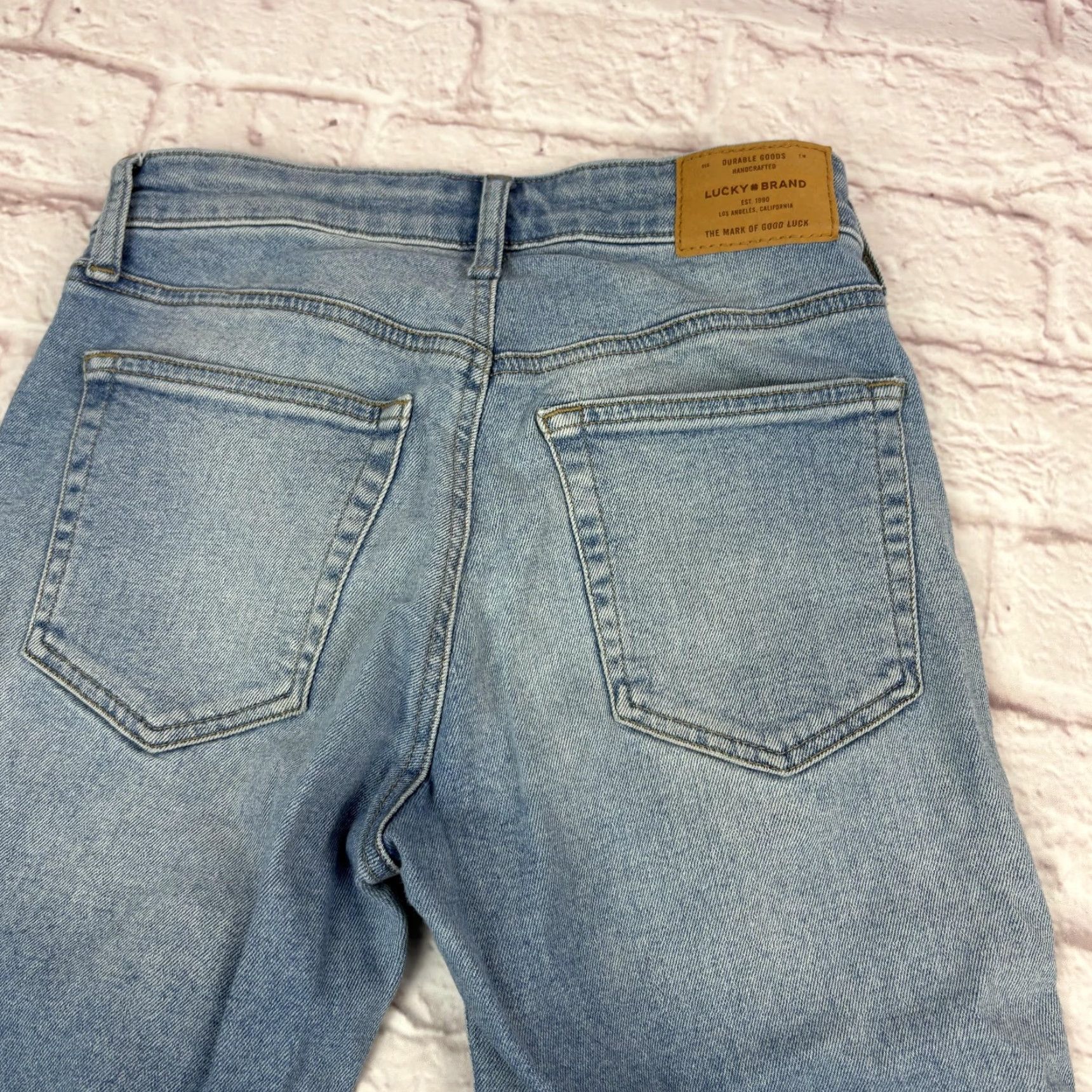 Lucky Brand Lucky Brand Bridgette Skinny Jeans Womens 00/24 Light Wash High Rise Ankle Denim Size 24" / US 00 / IT 34 - 5 Thumbnail