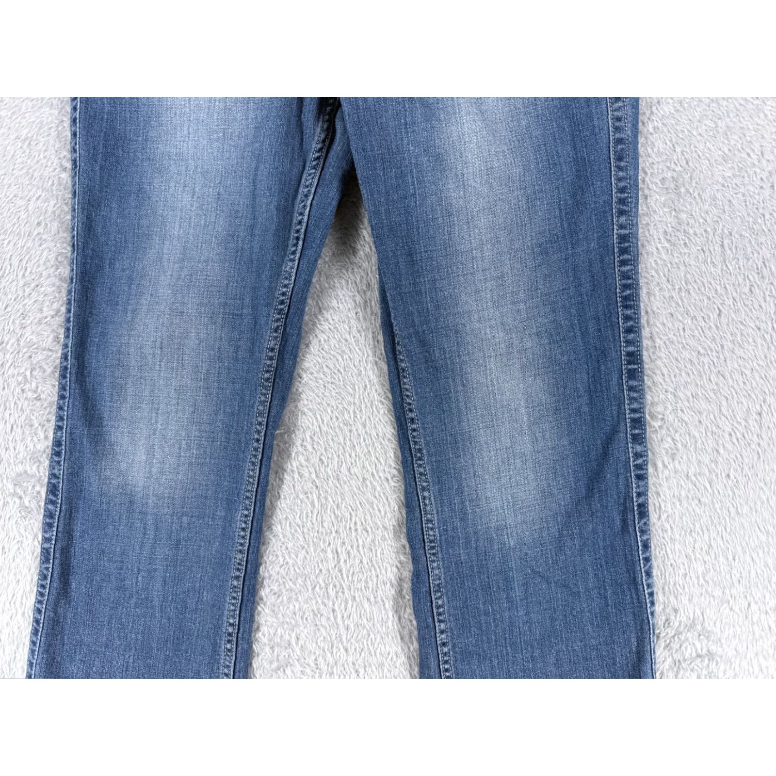 Calvin Klein Calvin Klein Women's Bootcut Jeans Size 12 Blue Denim Mid Rise 30x29 Regular Fit Size 34" / US 12 / IT 48 - 3 Thumbnail