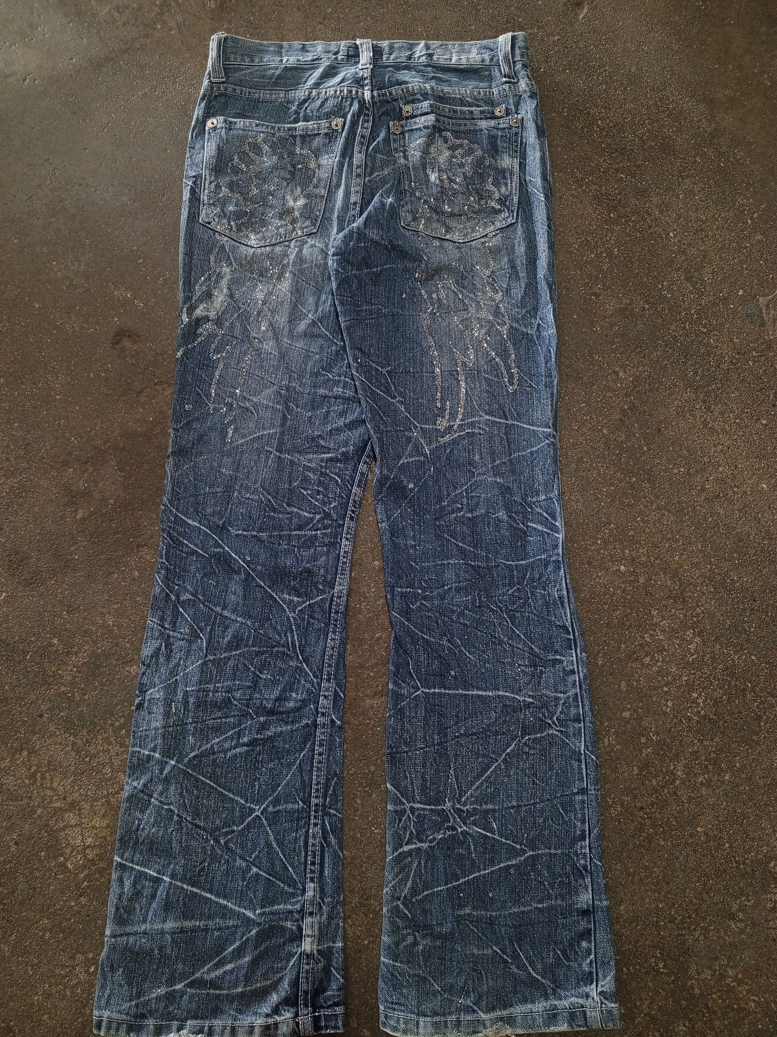 Japanese Brand JAPANBRAND - NYLAUS JEANS RARE Size US 31 - 2 Thumbnail