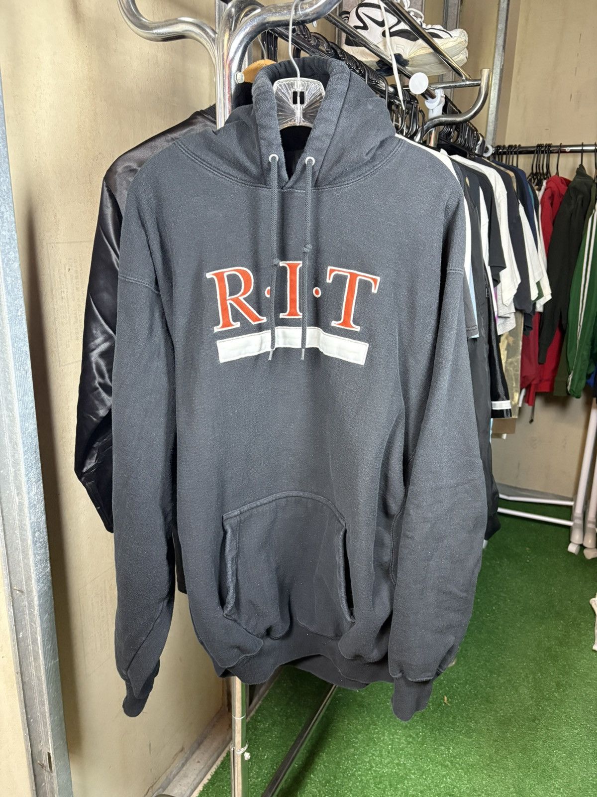 Steve And Barrys × Vintage Vintage Rochester institution of technology Hoodie Size US XL / EU 56 / 4 - 1 Thumbnail