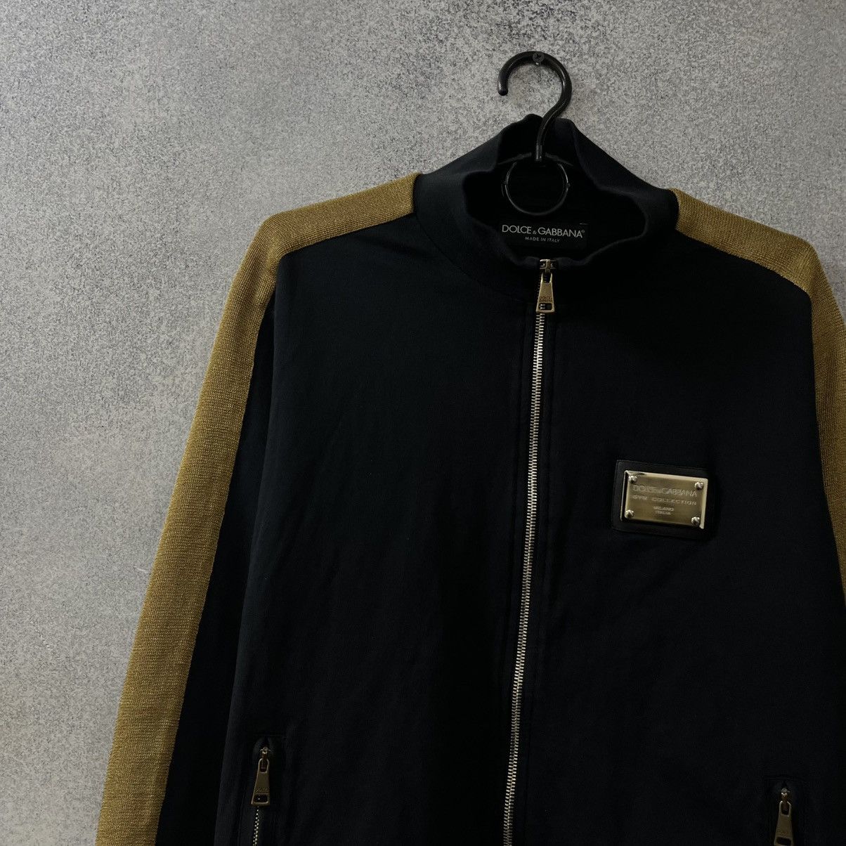 Dolce & Gabbana Dolce & Gabbana Zip Up Gold Logo Size US L / EU 52-54 / 3 - 3 Thumbnail