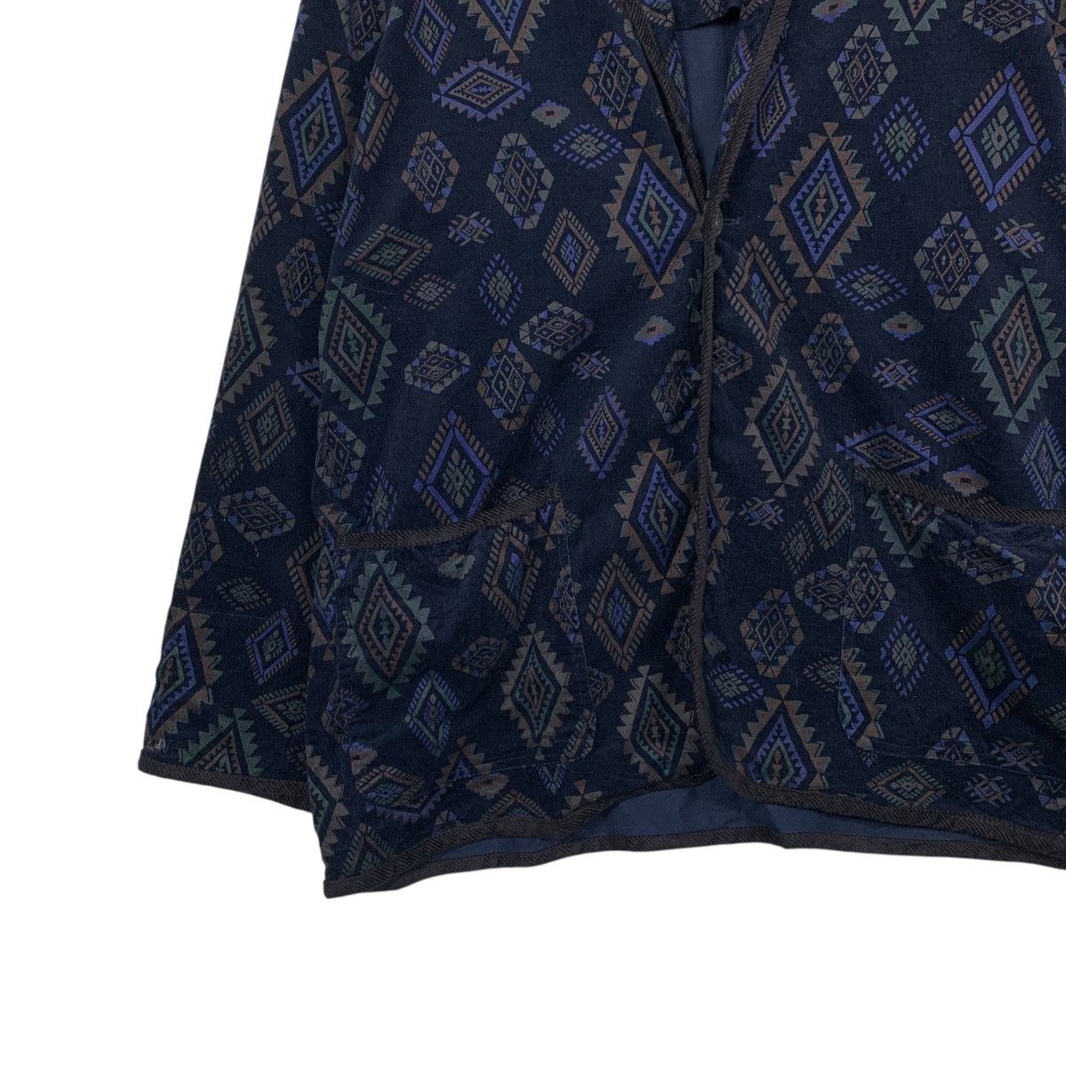 Japanese Brand TITICACA Motif Design Single Button Casual Jacket #2248-C99 Size US L / EU 52-54 / 3 - 3 Thumbnail