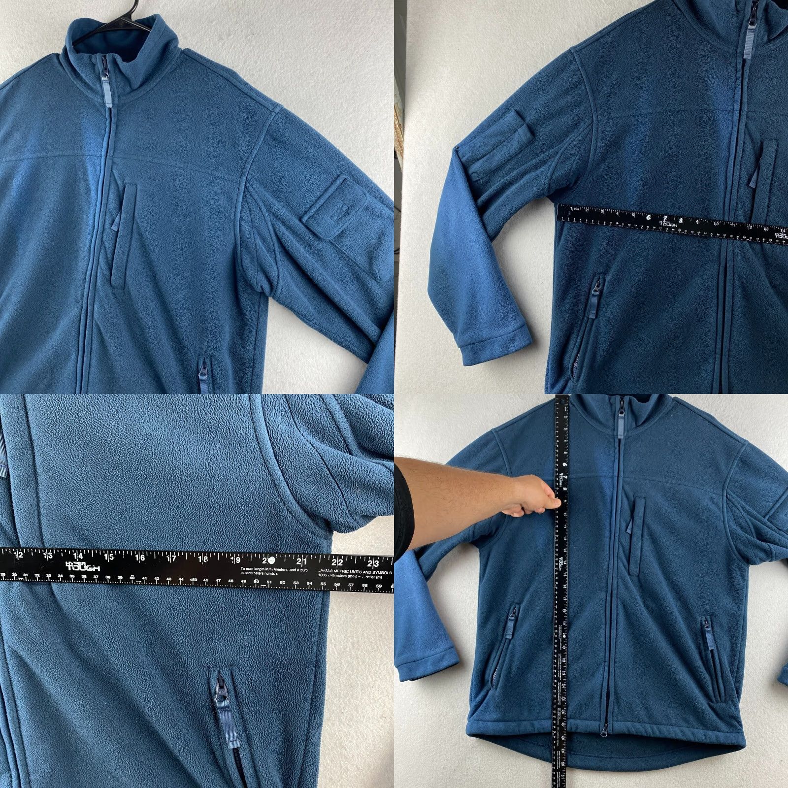 Vintage VINTAGE Duluth Sweater Mens M Blue Full Zip Fleece Work Wear Pockets Size US M / EU 48-50 / 2 - 8 Thumbnail